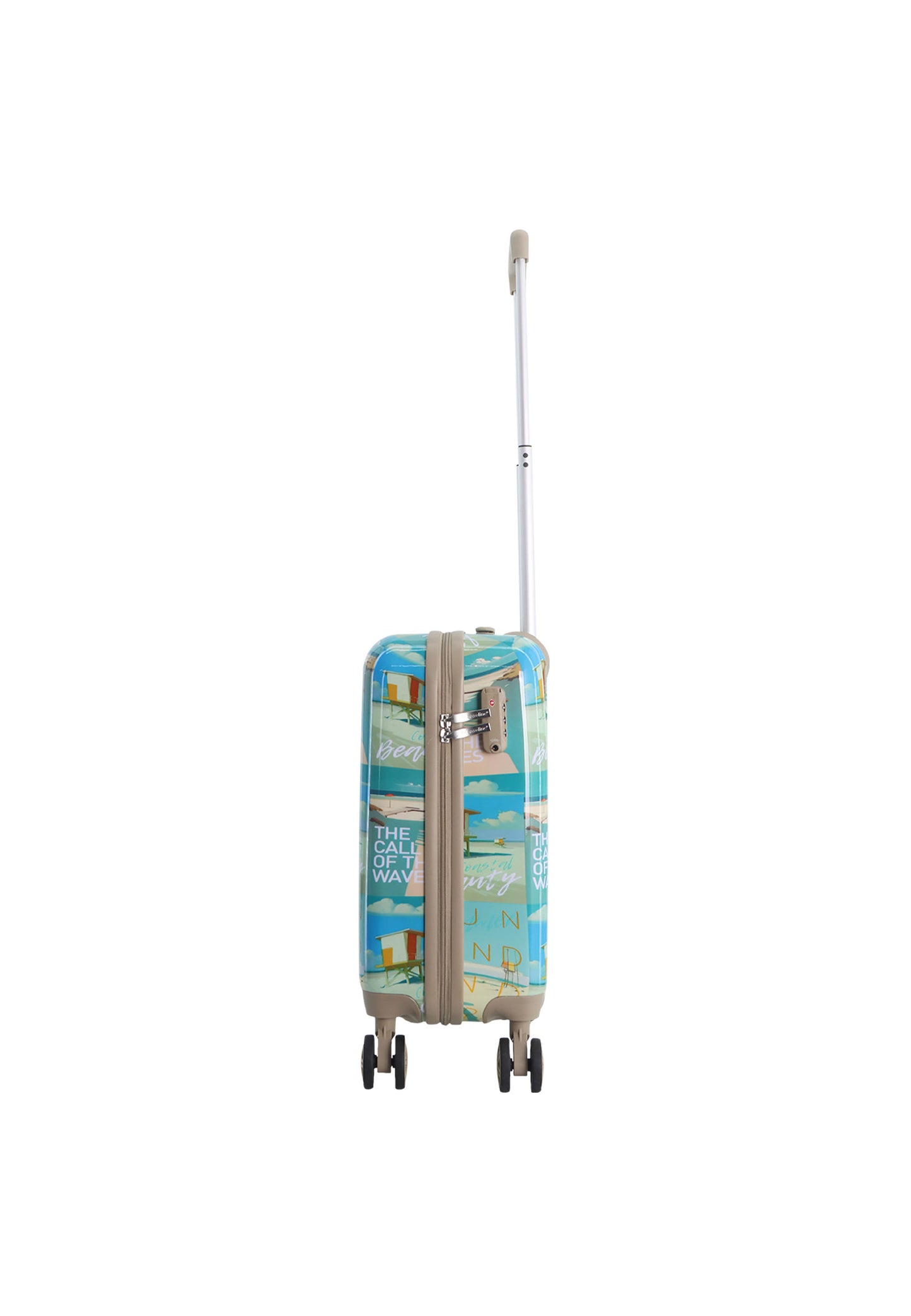 Ssaxoline Coastal Beauty Handbagage harde koffer / Trolley / Reiskoffer - (Small) Printed
