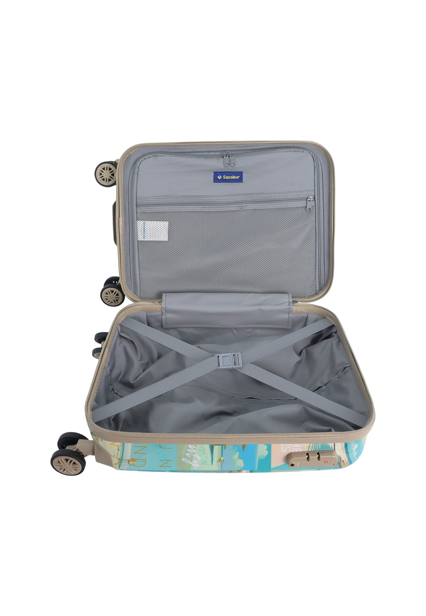 Ssaxoline Coastal Beauty Handbagage harde koffer / Trolley / Reiskoffer - (Small) Printed