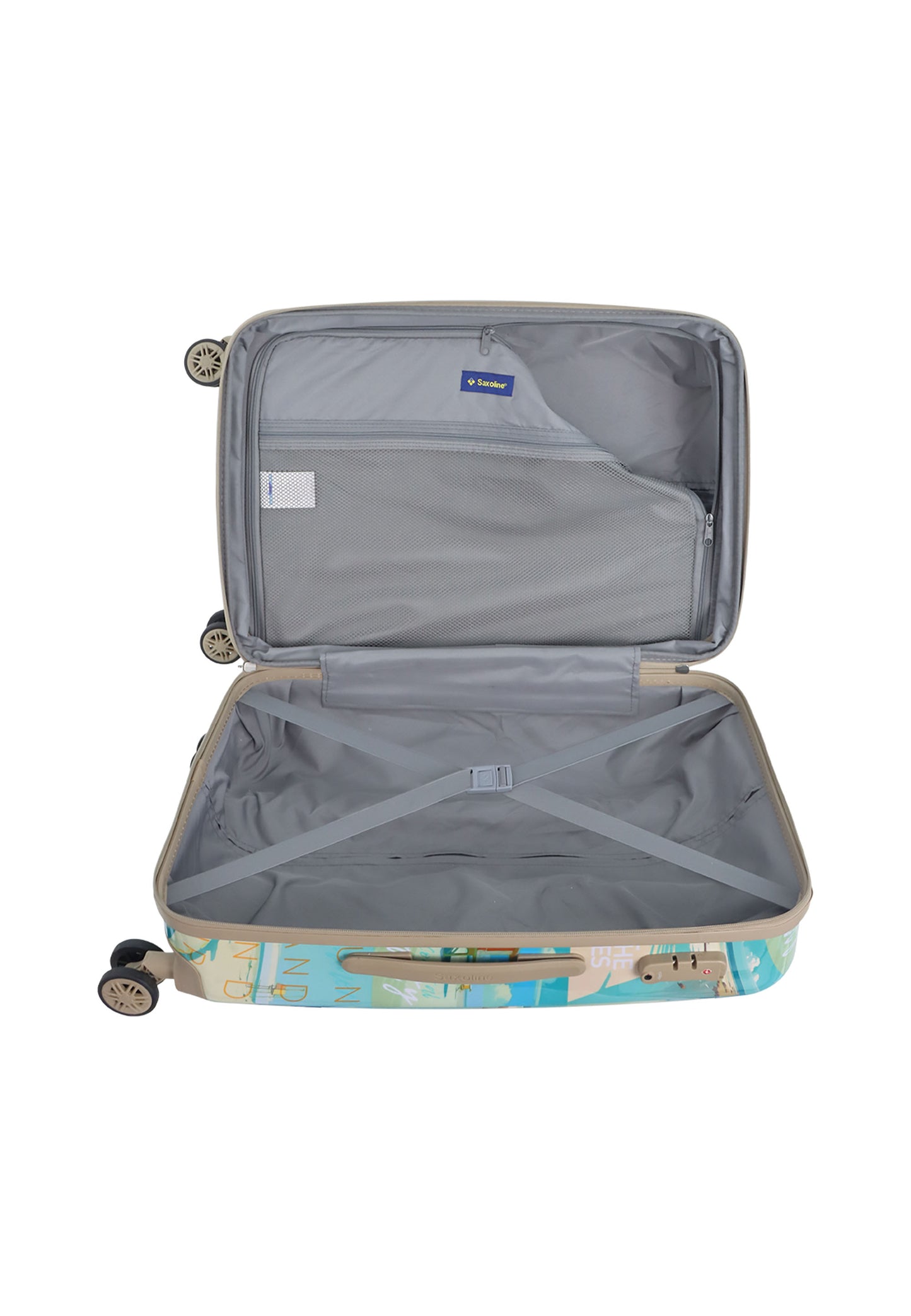 Ssaxoline Coastal Beauty Harde koffer / Trolley / Reiskoffer - (Medium) Printed
