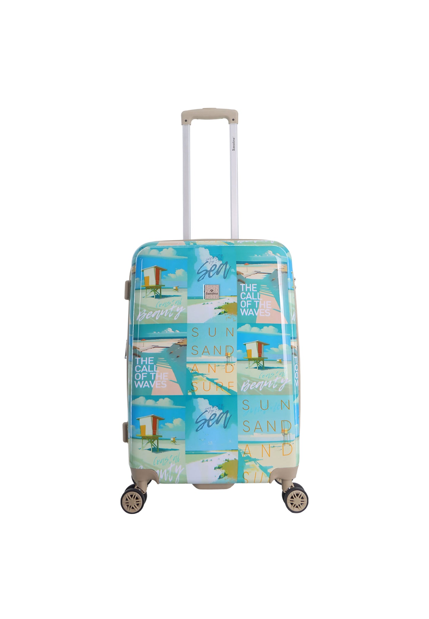 Ssaxoline Coastal Beauty Harde koffer set / Trolley set / Reiskoffer set - (S/M/L)Printed