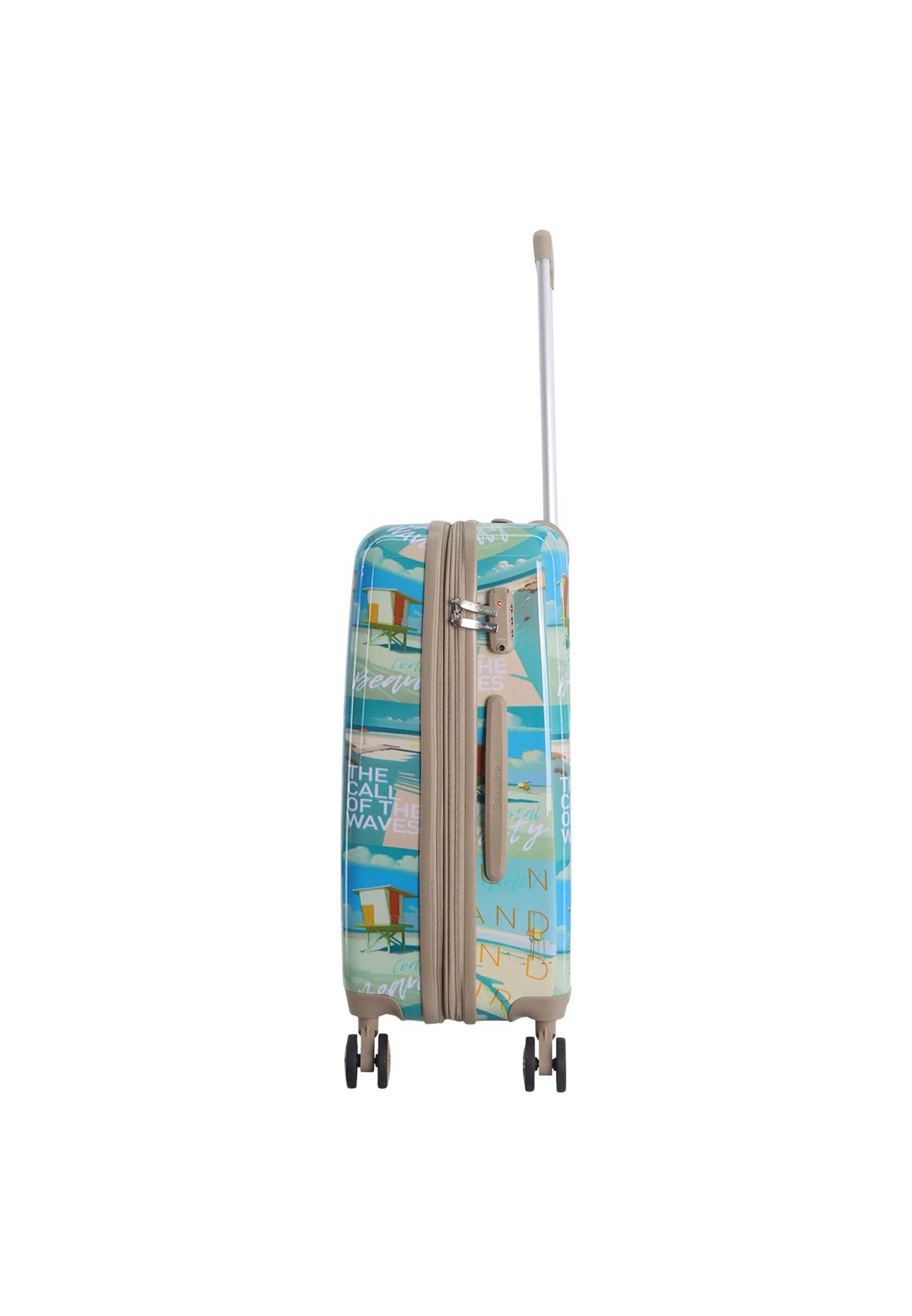 Ssaxoline Coastal Beauty Harde koffer / Trolley / Reiskoffer - (Medium) Printed