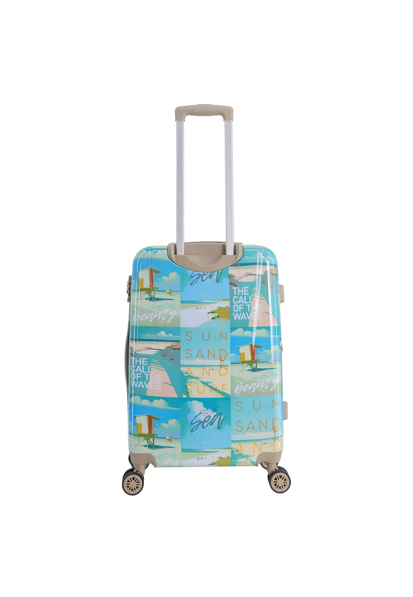 Ssaxoline Coastal Beauty Harde koffer / Trolley / Reiskoffer - (Medium) Printed