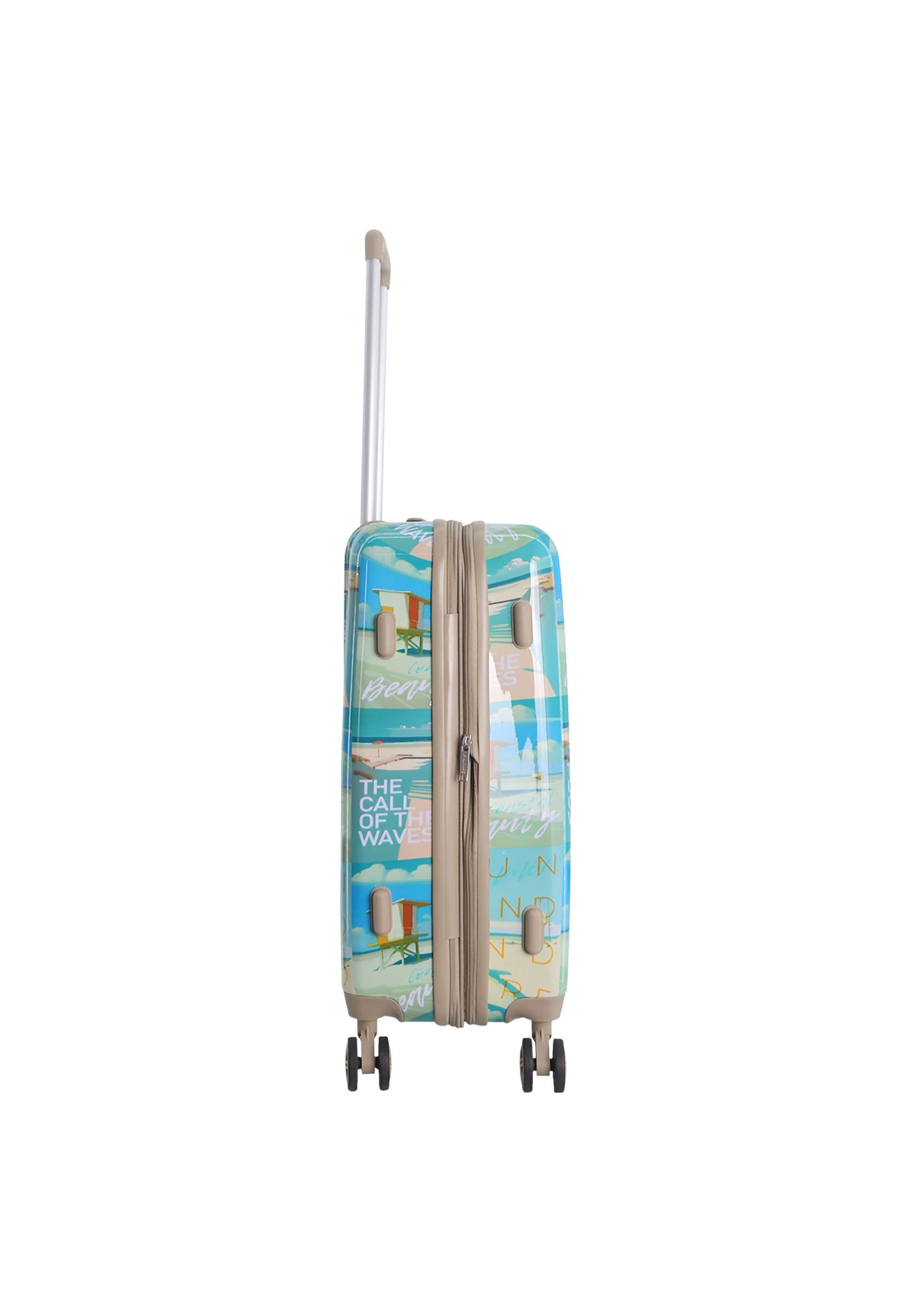 Ssaxoline Coastal Beauty Harde koffer / Trolley / Reiskoffer - (Medium) Printed