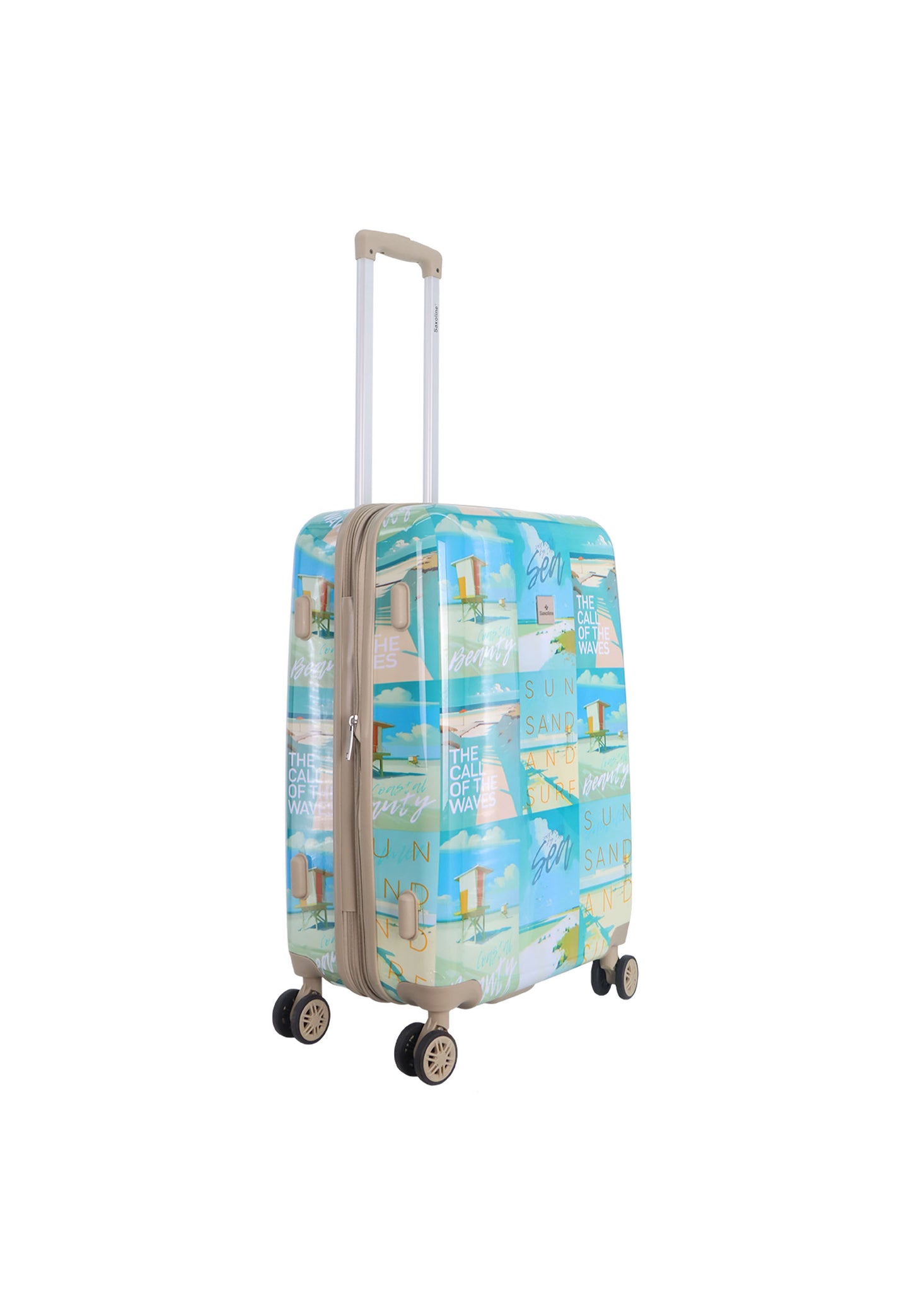Ssaxoline Coastal Beauty Harde koffer / Trolley / Reiskoffer - (Medium) Printed