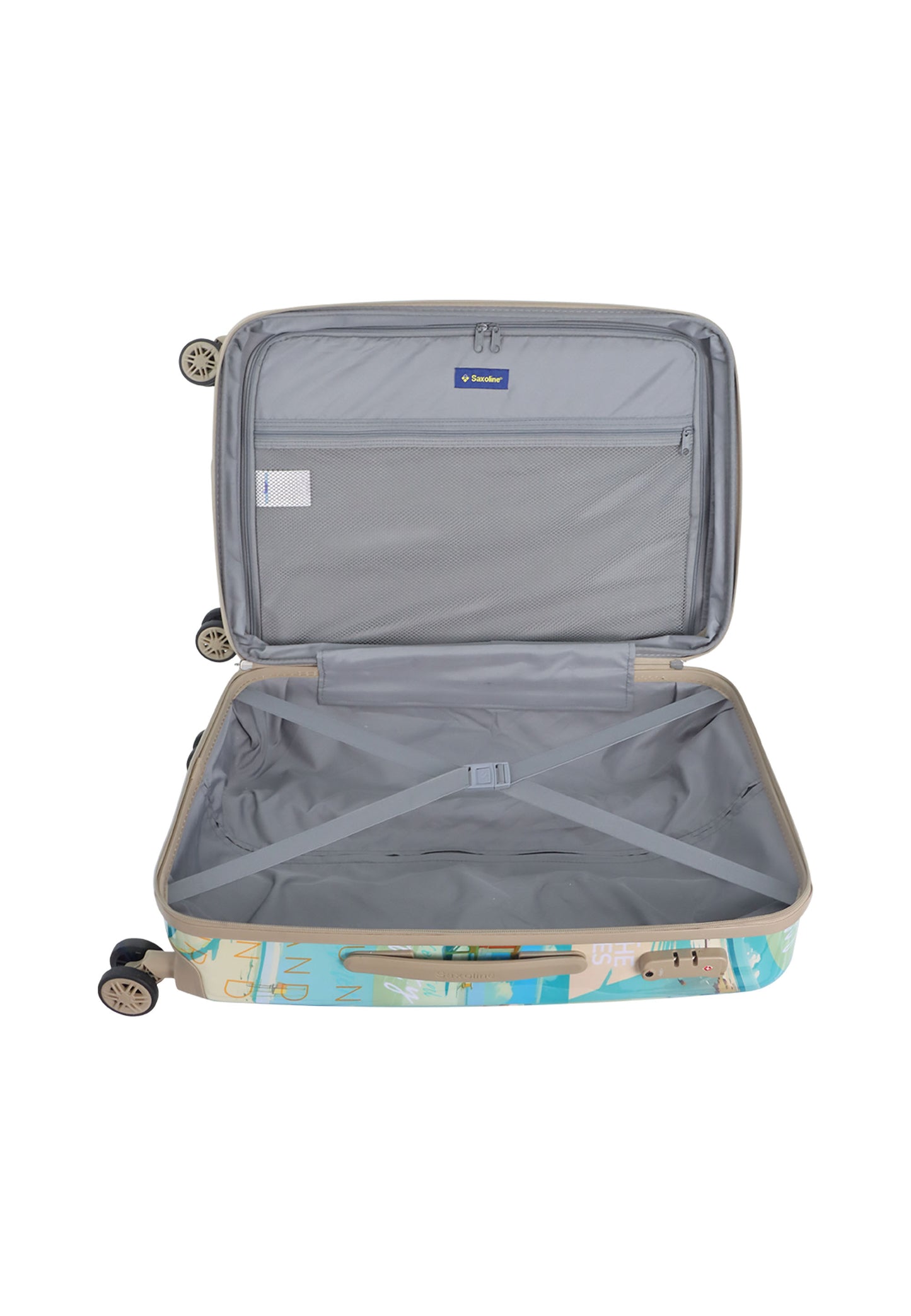 Ssaxoline Coastal Beauty Harde koffer / Trolley / Reiskoffer - (Medium) Printed
