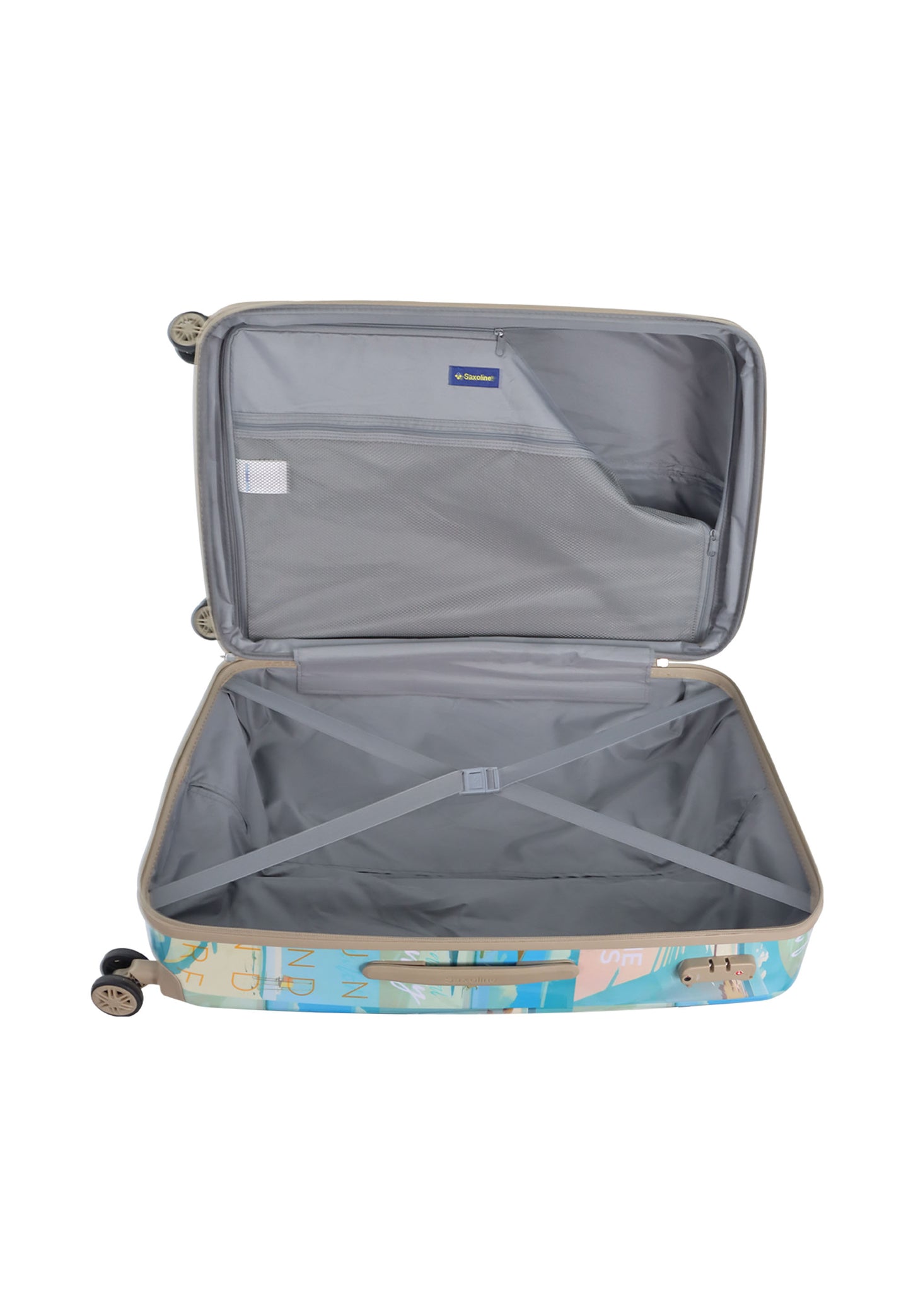 Ssaxoline Coastal Beauty Harde koffer set / Trolley set / Reiskoffer set - (S/M/L)Printed