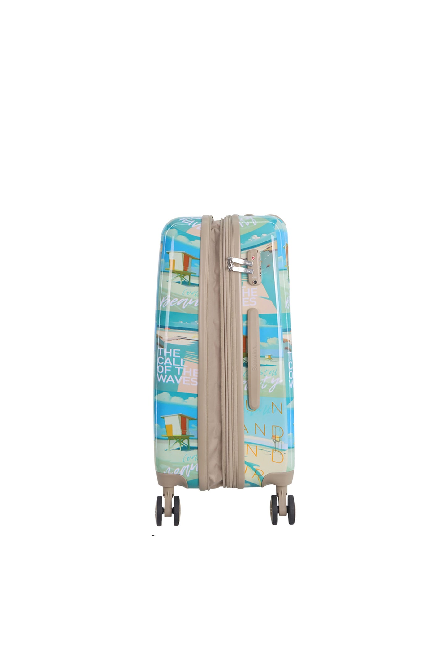 Ssaxoline Coastal Beauty Harde koffer / Trolley / Reiskoffer - (Large) Printed