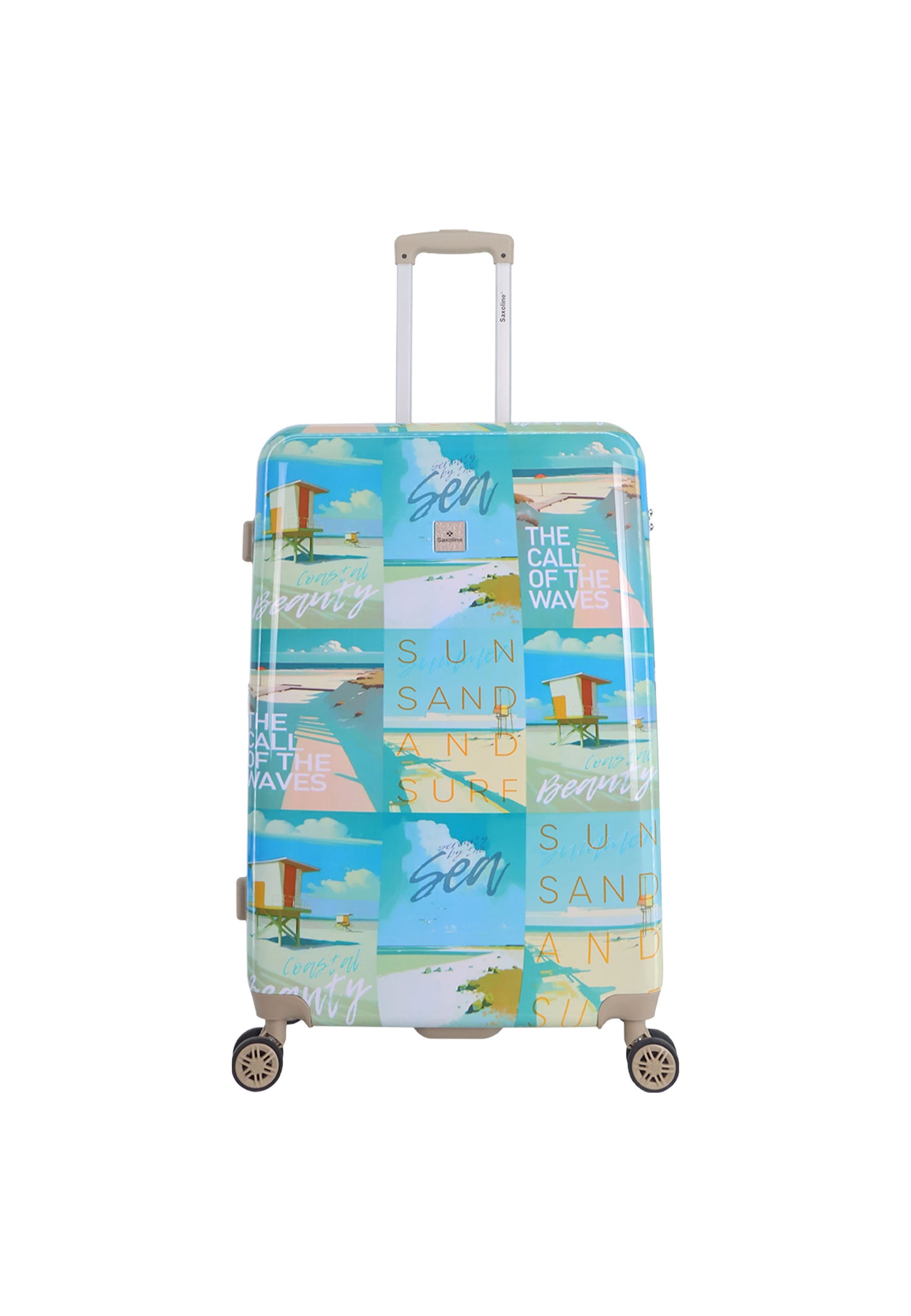 Ssaxoline Coastal Beauty Harde koffer set / Trolley set / Reiskoffer set - (S/M/L)Printed