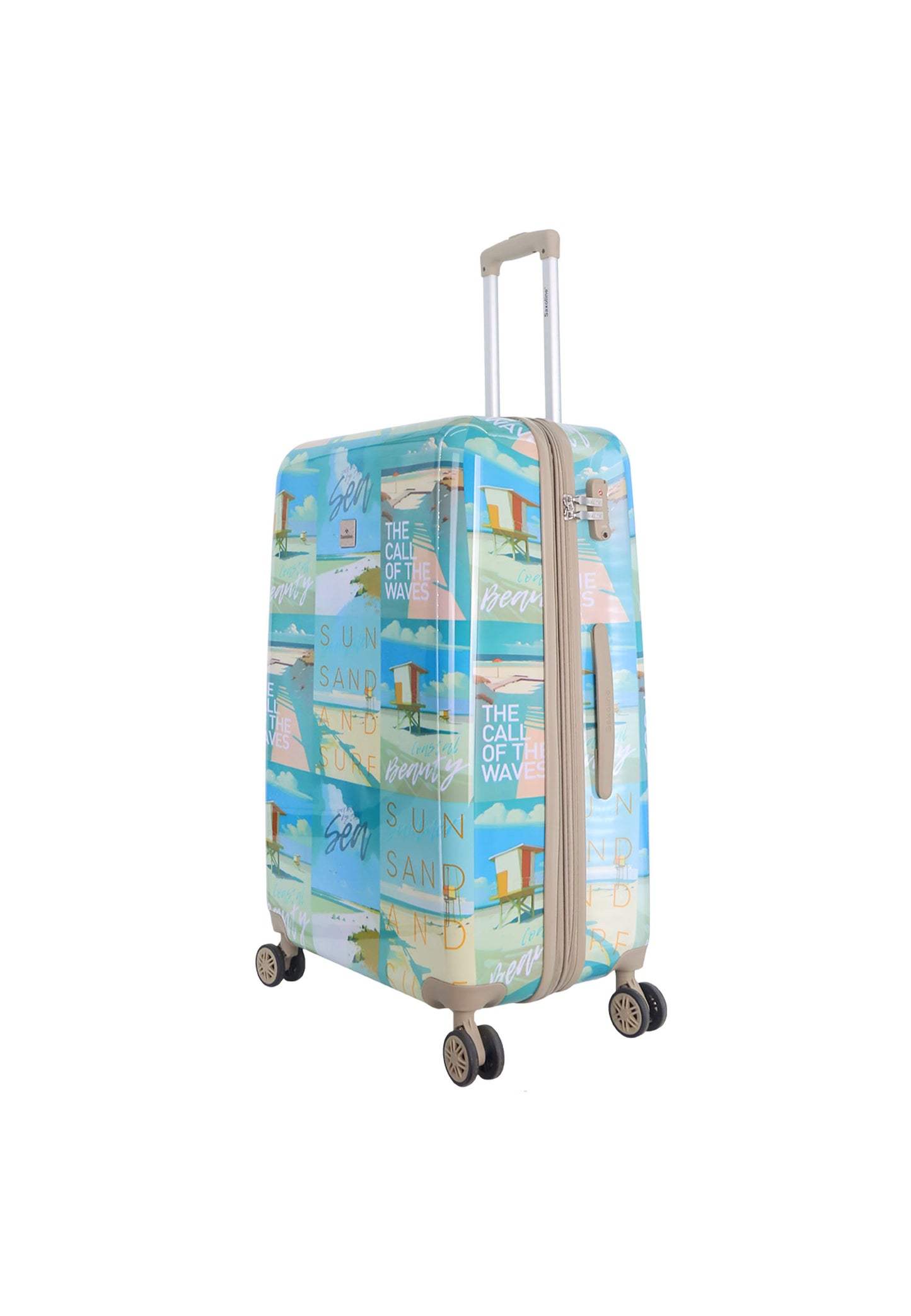 Ssaxoline Coastal Beauty Harde koffer / Trolley / Reiskoffer - (Large) Printed