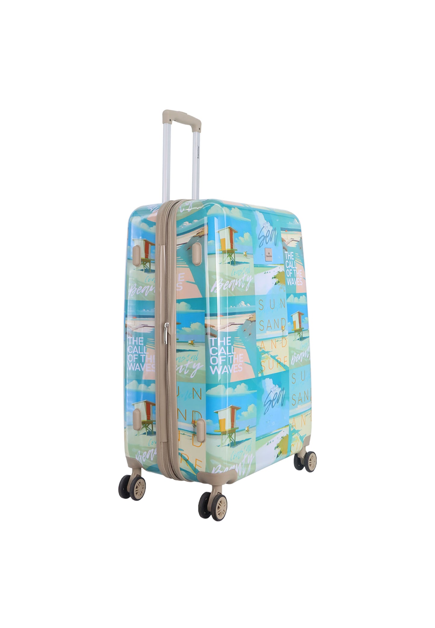 Ssaxoline Coastal Beauty Harde koffer / Trolley / Reiskoffer - (Large) Printed