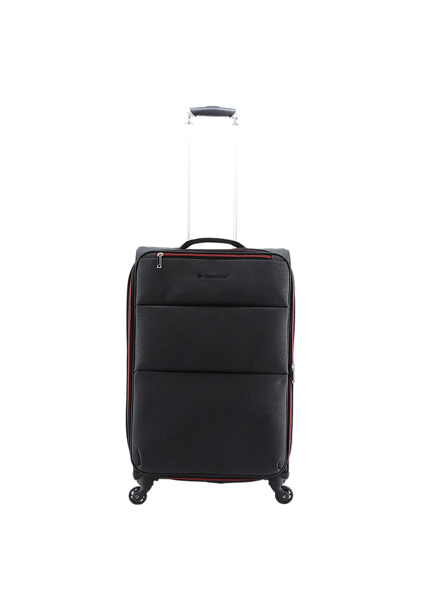 Saxoline Relax Red zipper zachte bagage Rieskoffer Medium