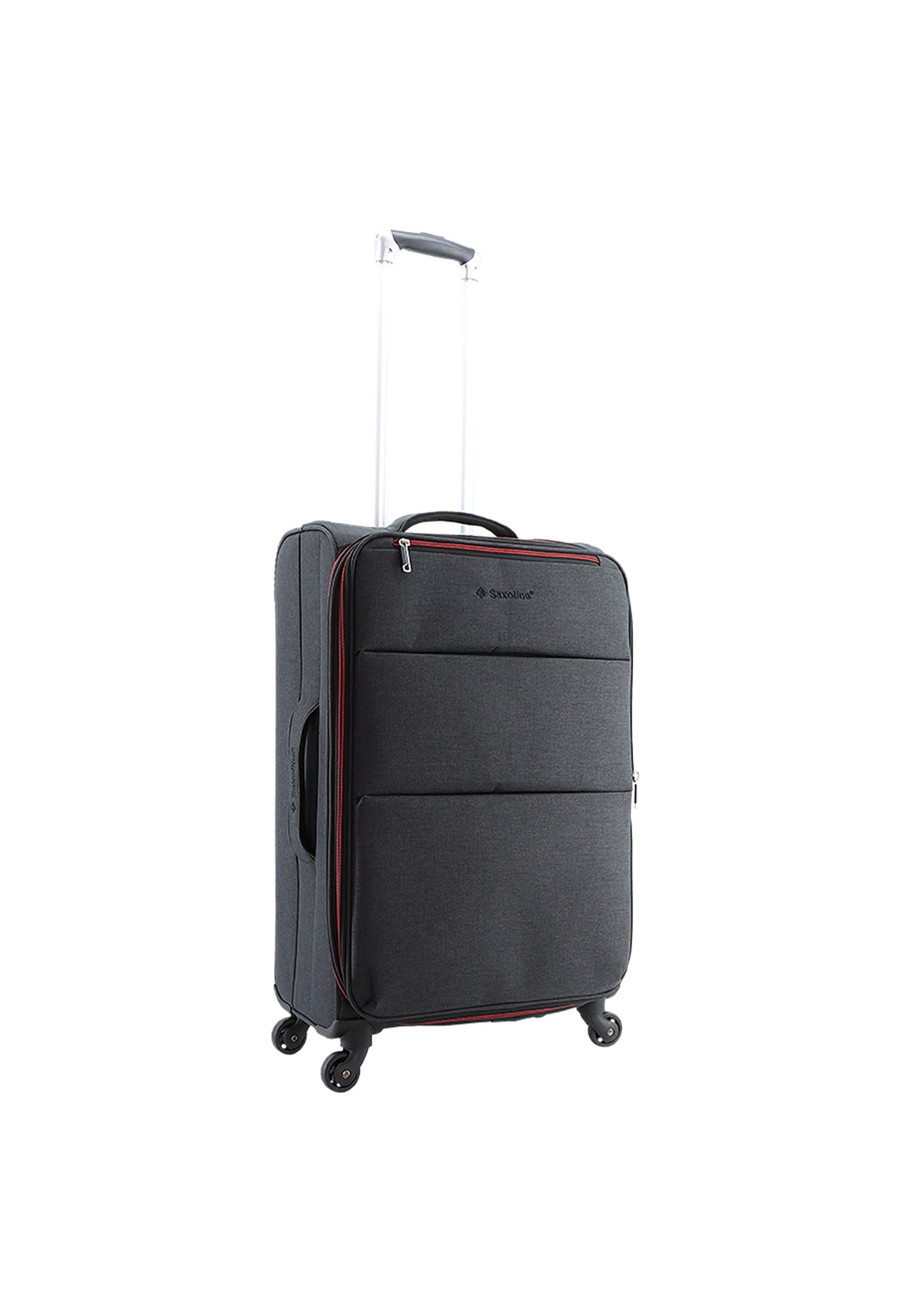 Saxoline Relax Red zipper zachte bagage Rieskoffer Medium