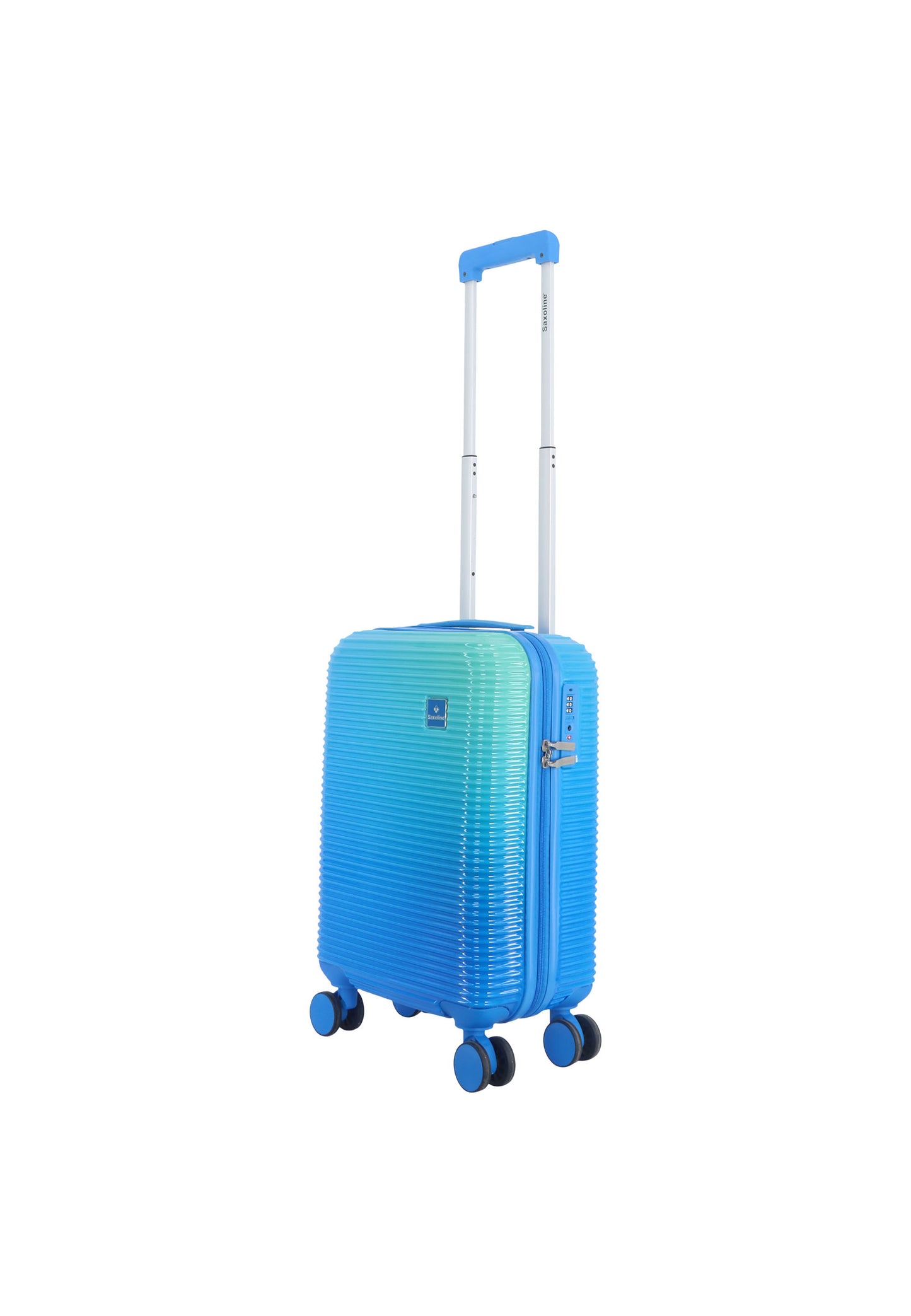 Saxoline - Twist | Harde Koffer / Trolley / Reiskoffer - Small - Blauw
