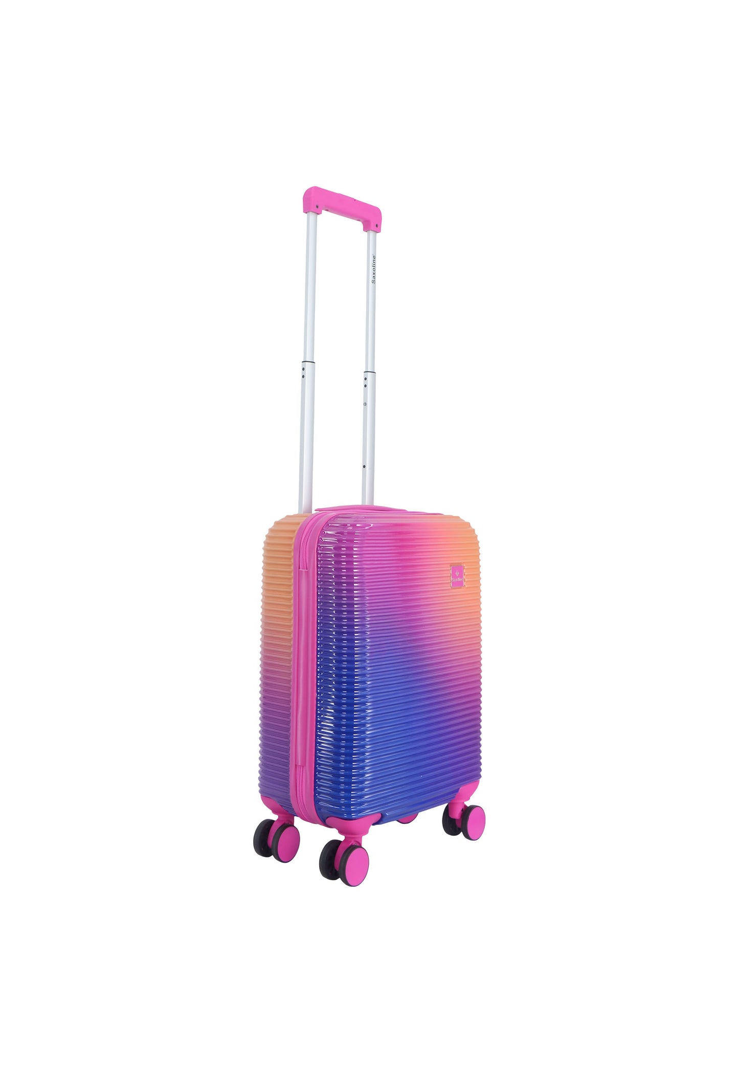 Saxoline - Twist | Harde Koffer / Trolley / Reiskoffer - S - Fuchsia