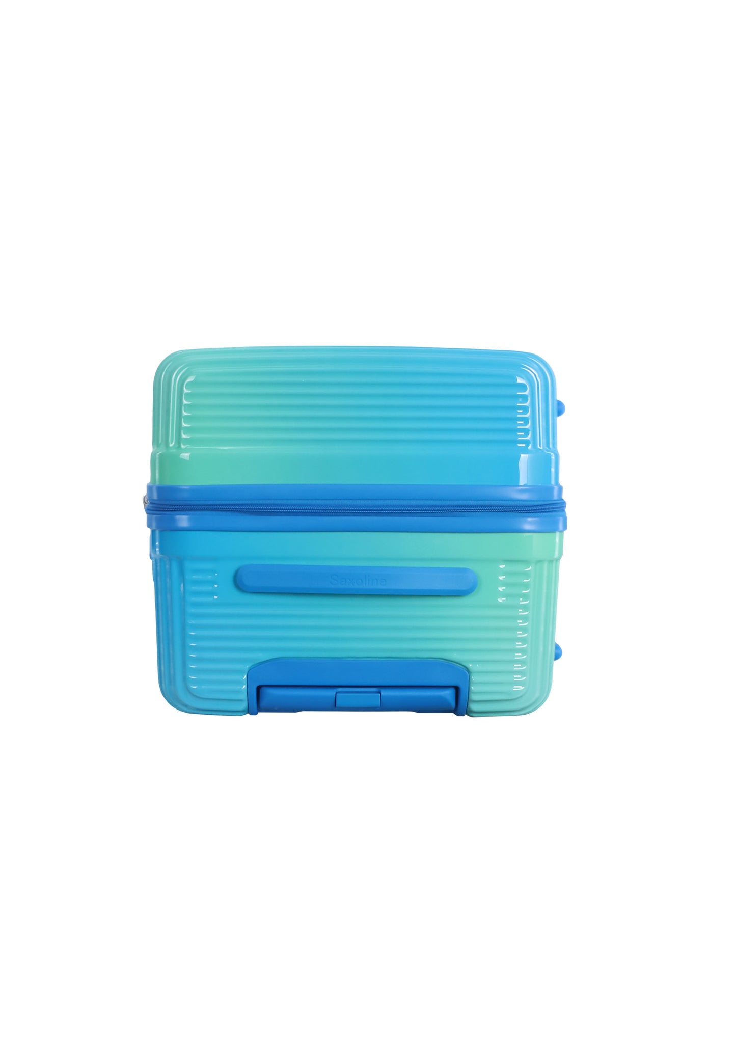 Saxoline - Short Twist | Valise rigide / Valise à roulettes / Valise de voyage - M - Bleu