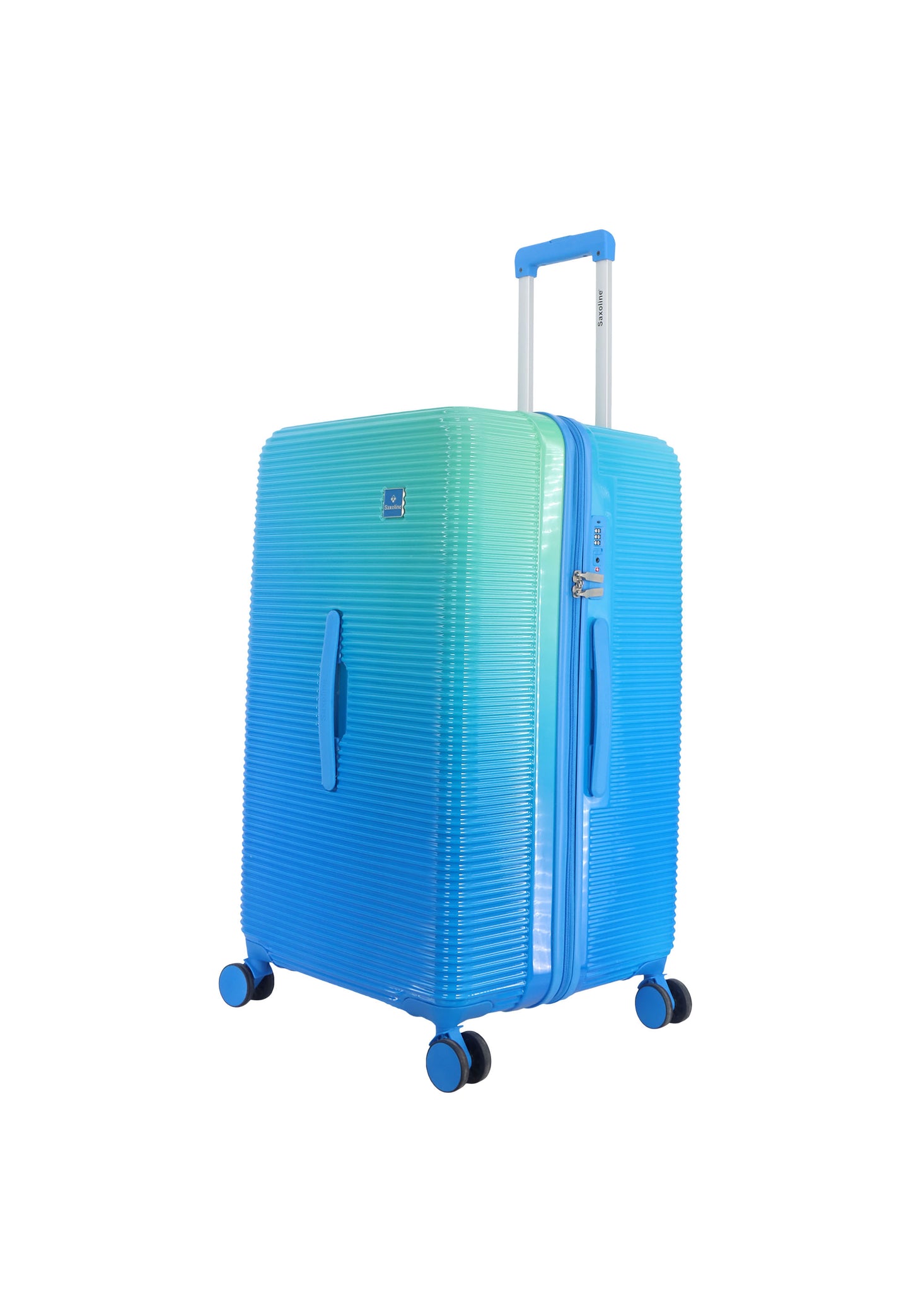 Saxoline - Twist Trunk | Harde Koffer / Trolley / Reiskoffer - L - Blauw