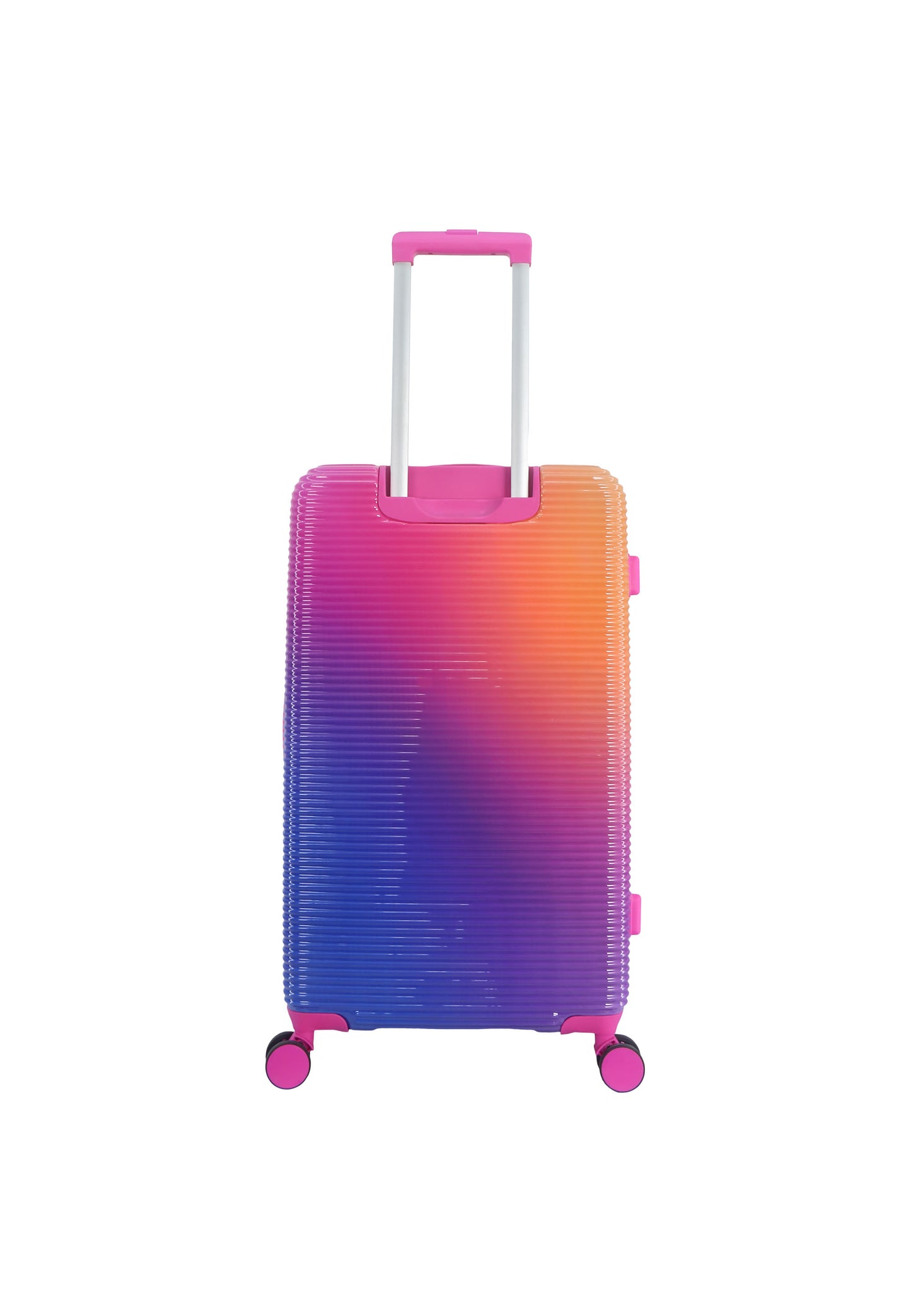 Saxoline - Short Twist | Valise rigide / Valise à roulettes / Valise de voyage - L - Fuchsia