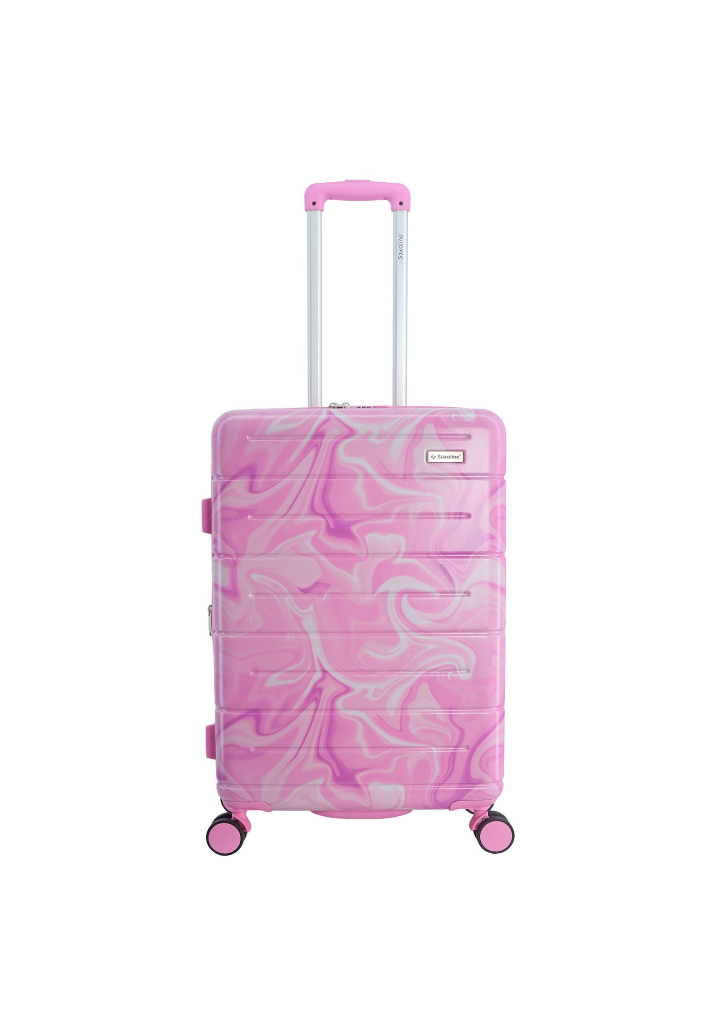 Saxoline Harde Koffer / Trolley / Reiskoffer - 67cm (Medium) - Splash Print