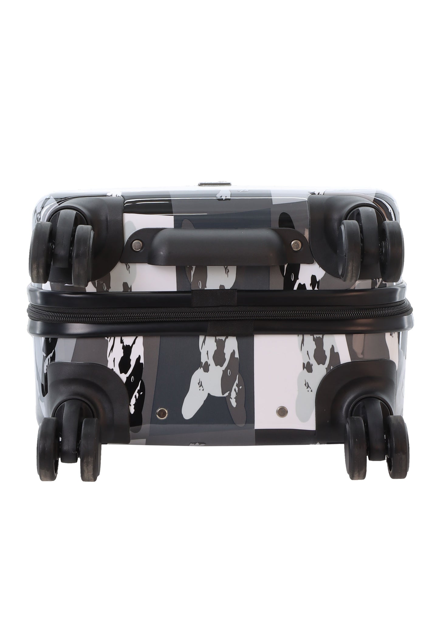 Saxoline Blue – Bulldog Monochrome | Handbagage / Harde Koffer / Trolley – Small (55 cm)