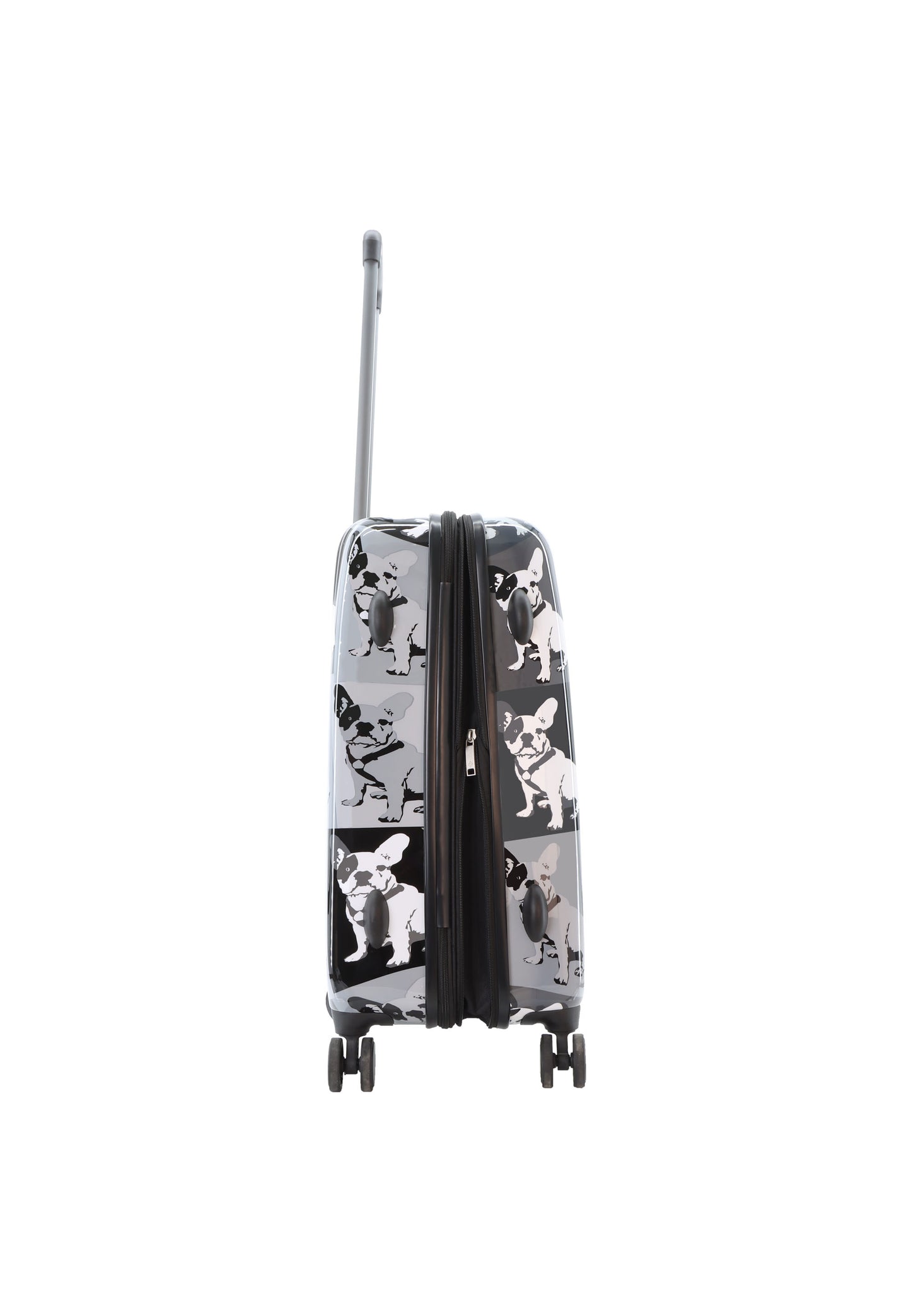 Saxoline Blue Harde Koffer | Trolley | Reiskoffer - 67cm (M) - Bulldog Print