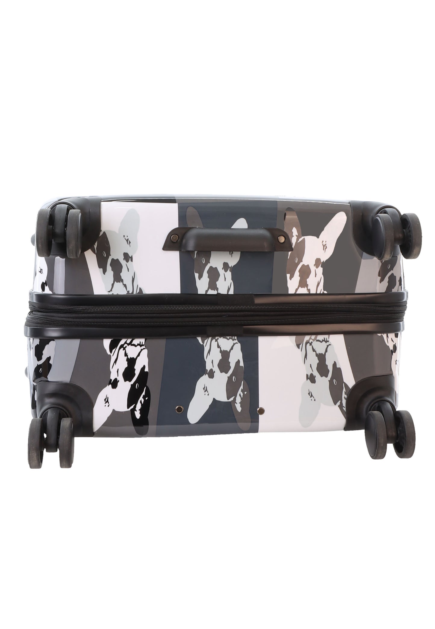 Saxoline Blue Harde Koffer | Trolley | Reiskoffer - 77cm (L) - Bulldog Print