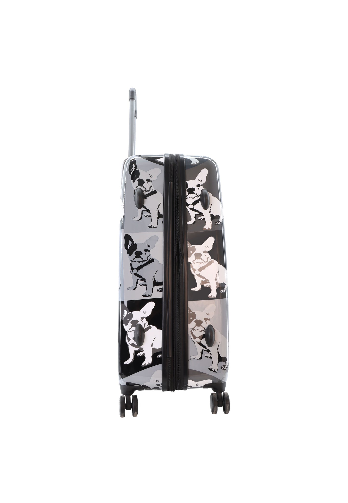Saxoline Blue Harde Koffer | Trolley | Reiskoffer - 77cm (L) - Bulldog Print
