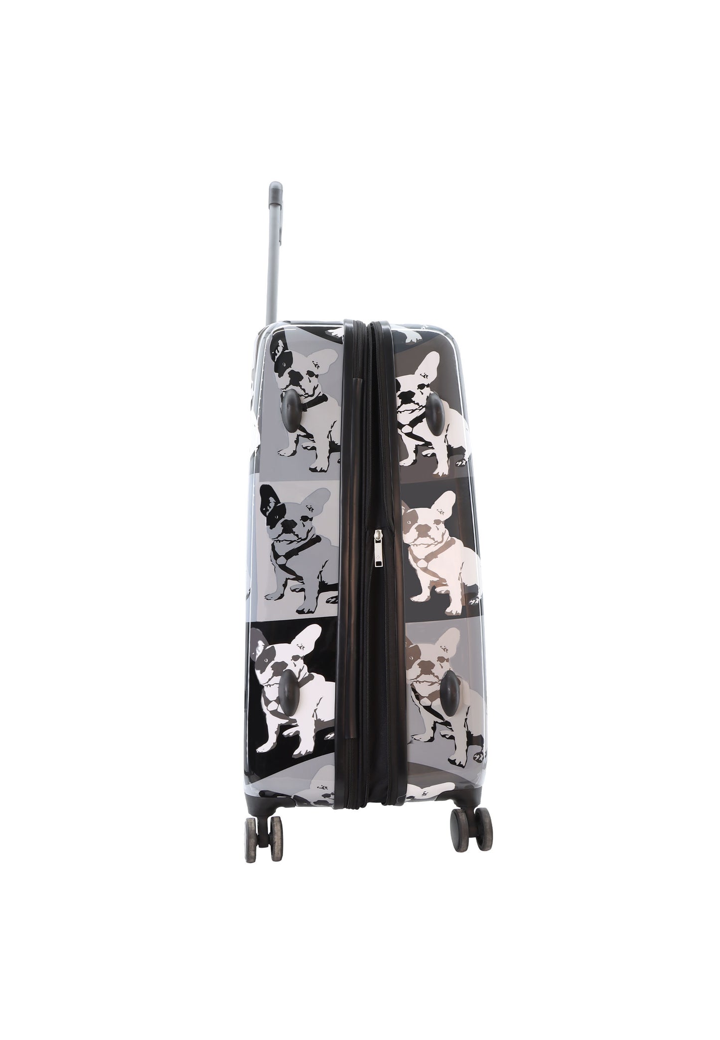 Saxoline Blue Harde Koffer | Trolley | Reiskoffer - 77cm (L) - Bulldog Print