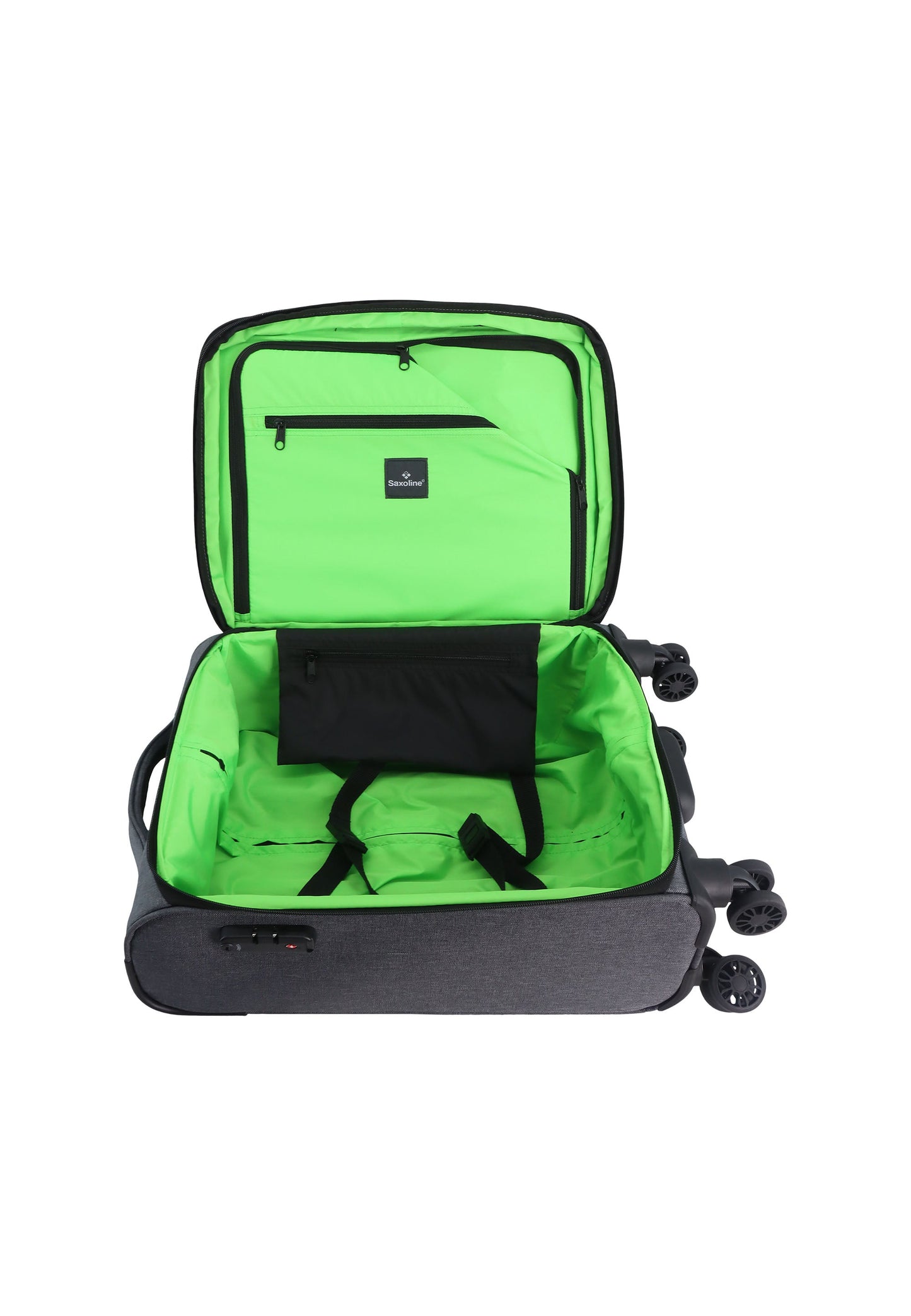 zachte uitbreidbare stoffen handbagage van Saxoline