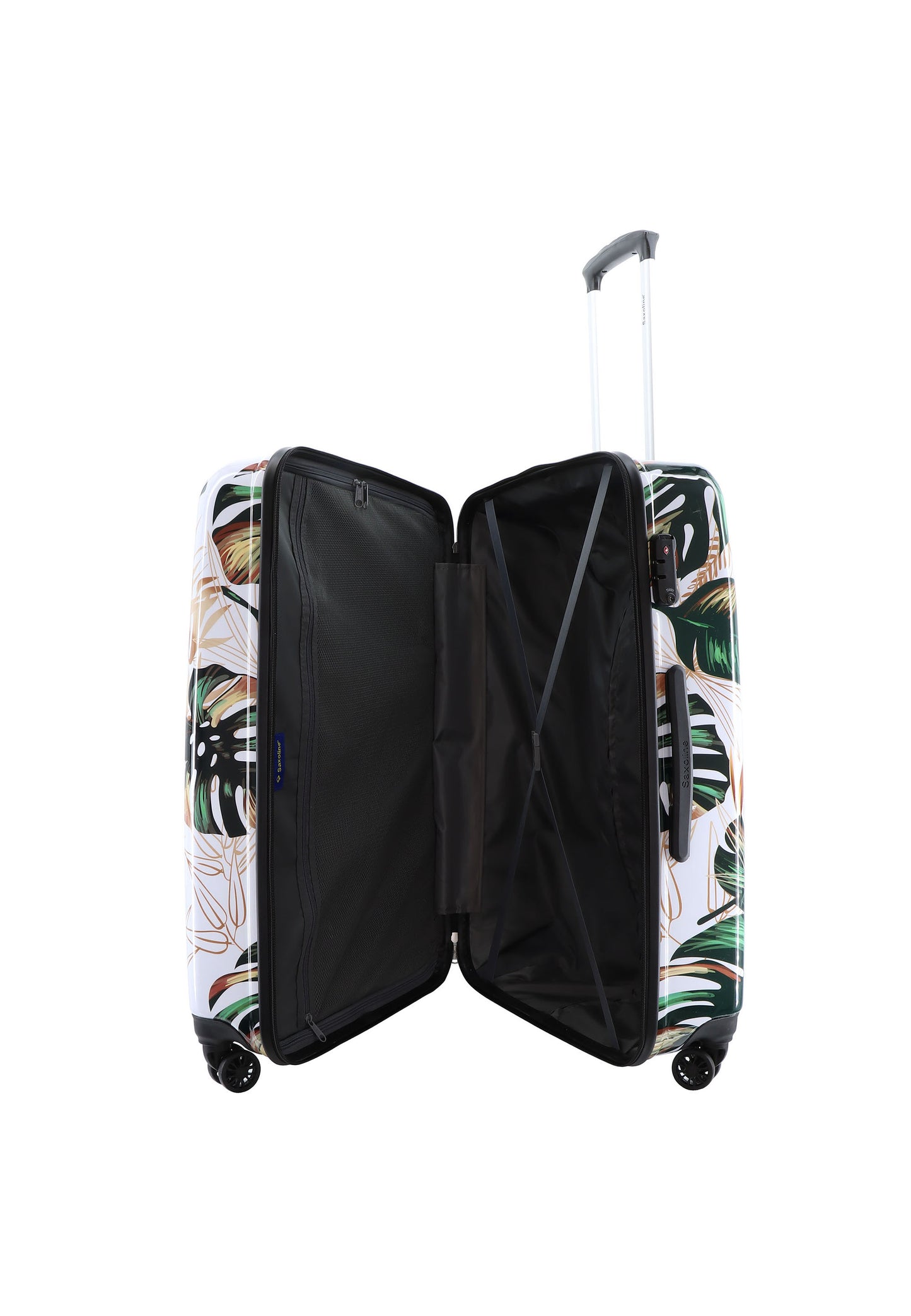 Saxoline Harde Kofferset 3-Delig / Reiskofferset / Trolleyset - Virgin Forest Print