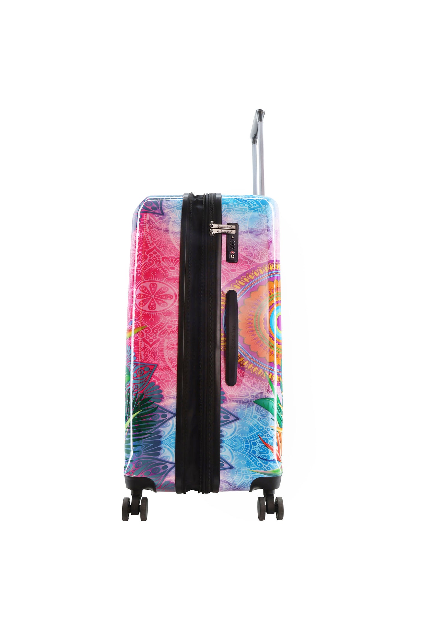 Saxoline Blue Harde Kofferset / Trolleyset / Reiskofferset - S/M/L - Butterfly Nature Print