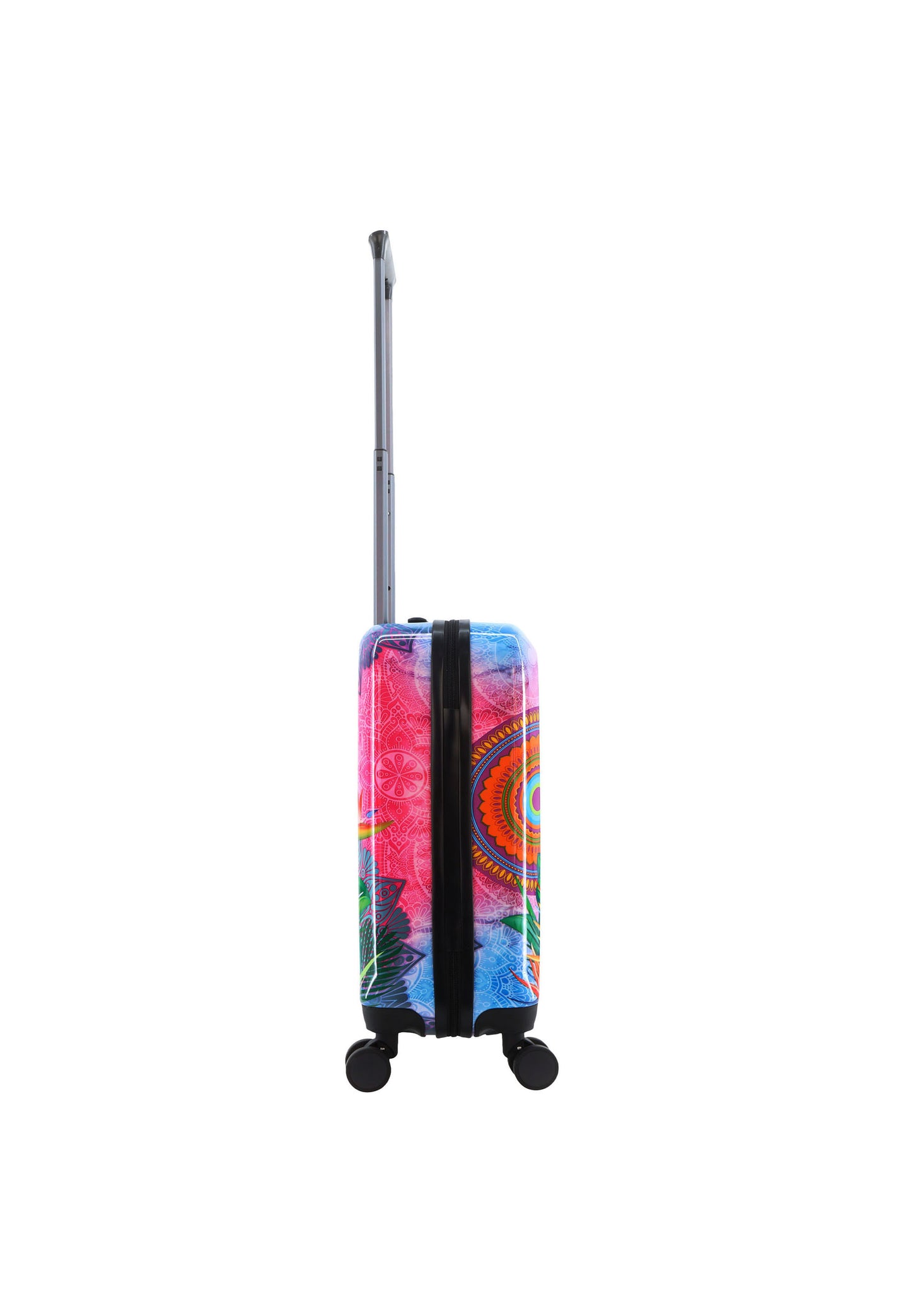 Saxoline Blue Handbagage Harde Koffer / Trolley / Reiskoffer 55cm S - Butterfly Nature Print