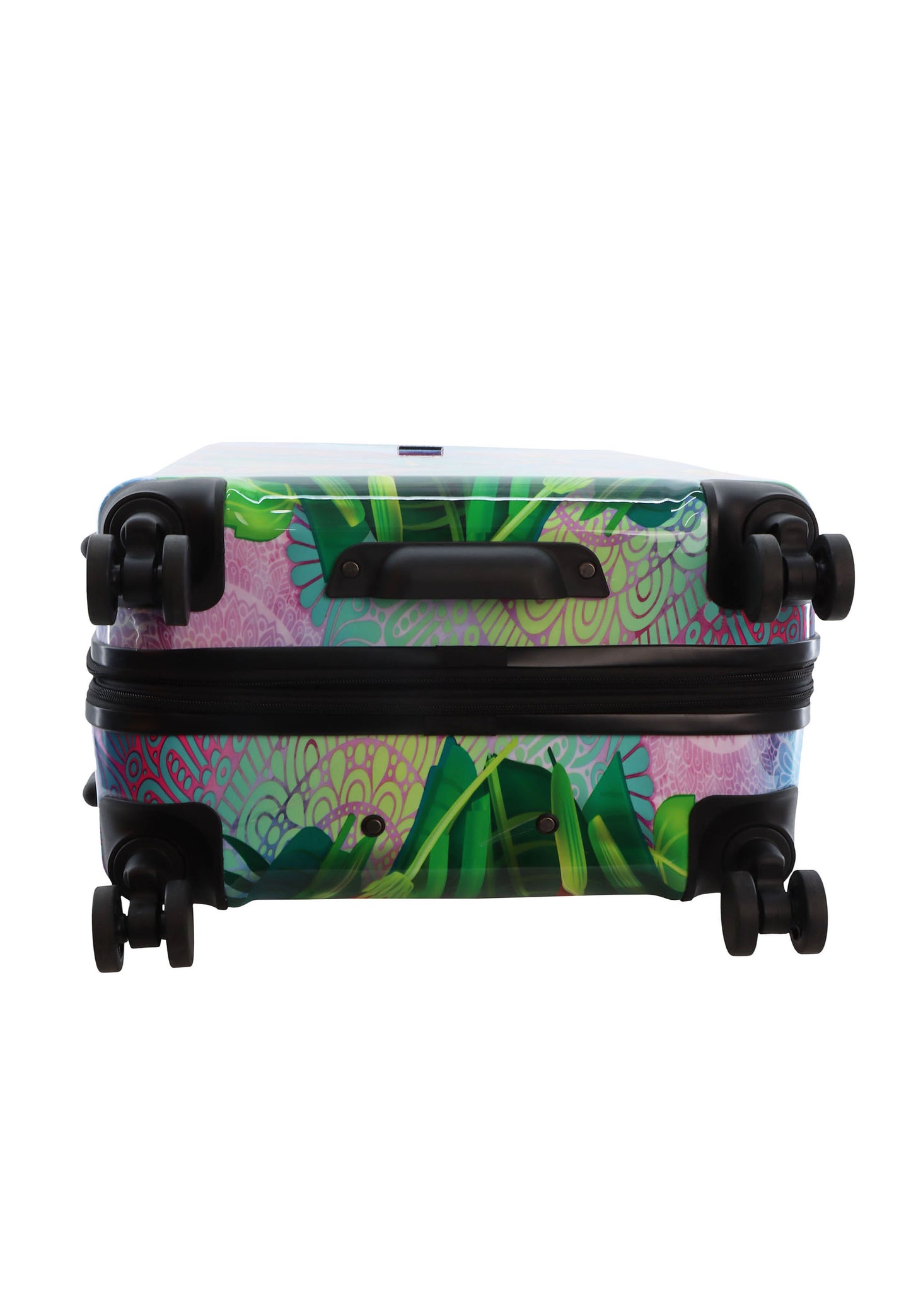 Saxoline Blue Harde Koffer / Trolley / Reiskoffer - 67cm (M) - Butterfly Nature Print