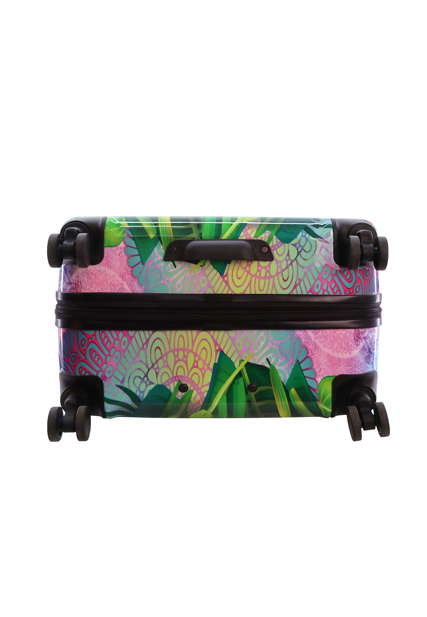 Saxoline Blue Harde Koffer / Trolley / Reiskoffer - 77cm (Large) - Butterfly Nature Print