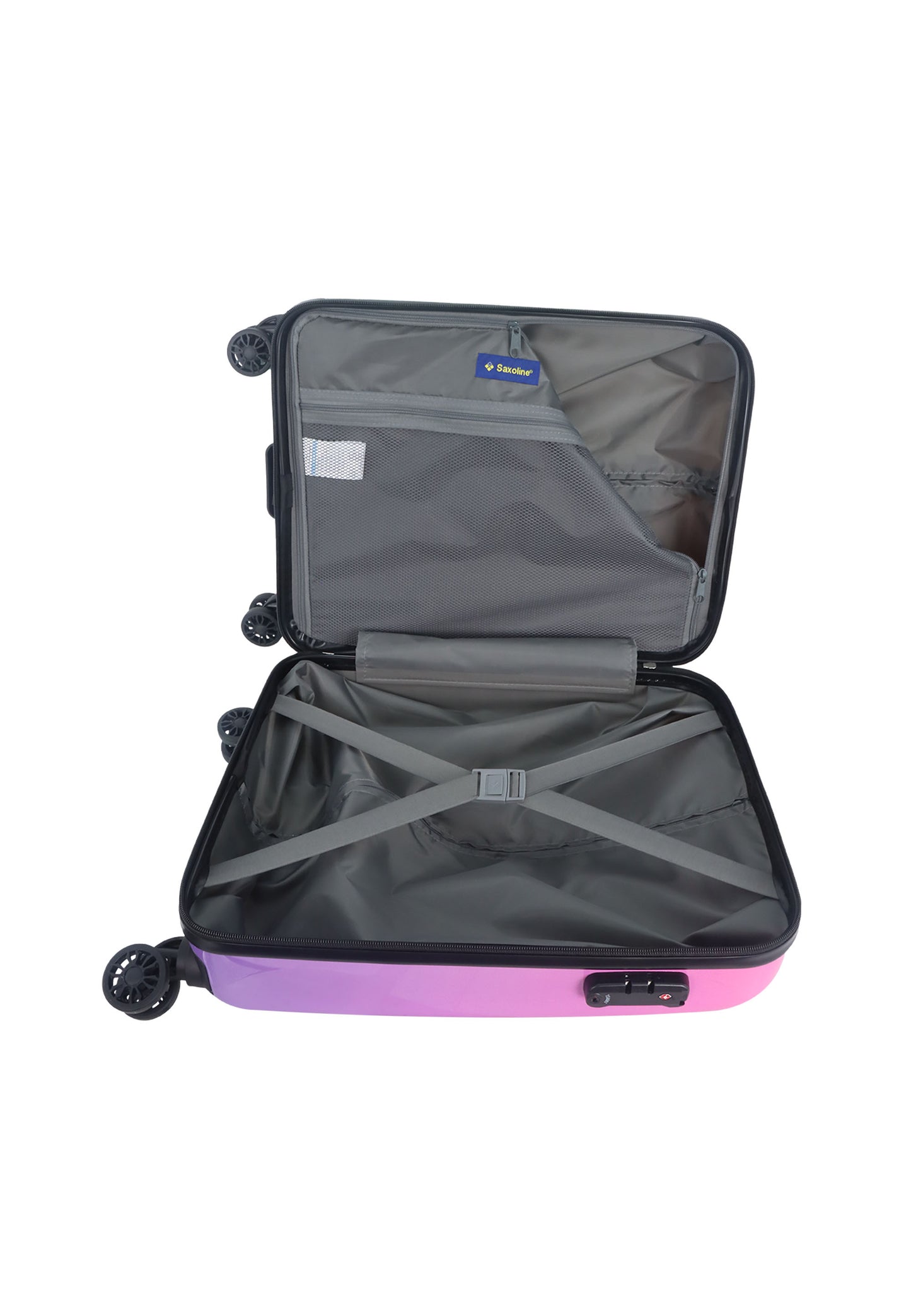 Saxoline Handbagage | kleine Koffer | Trolley - 55cm (S) - Rainbow Print