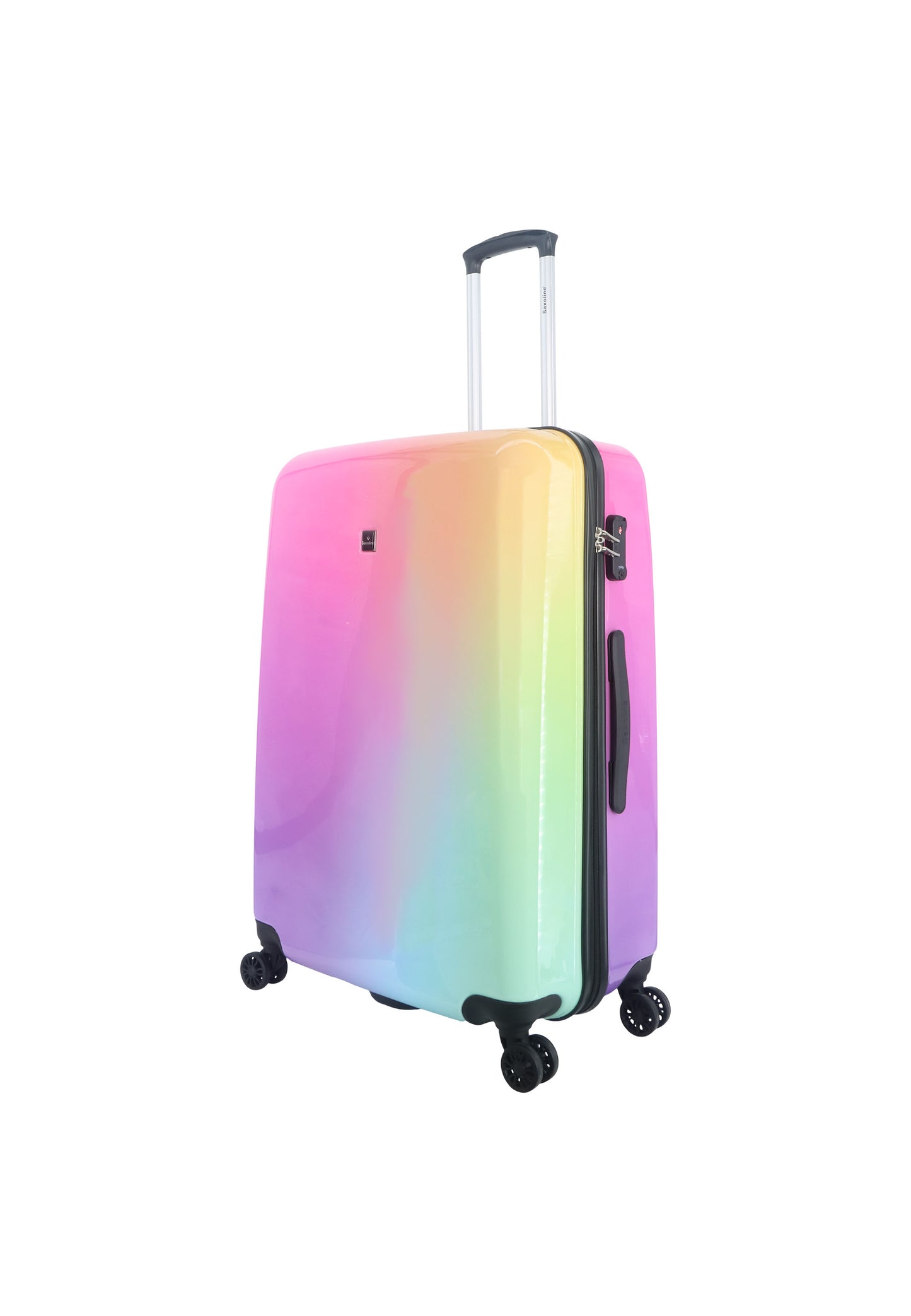 Saxoline Harde Kofferset 3-Delig / Reiskofferset / Trolleyset - Rainbow Print
