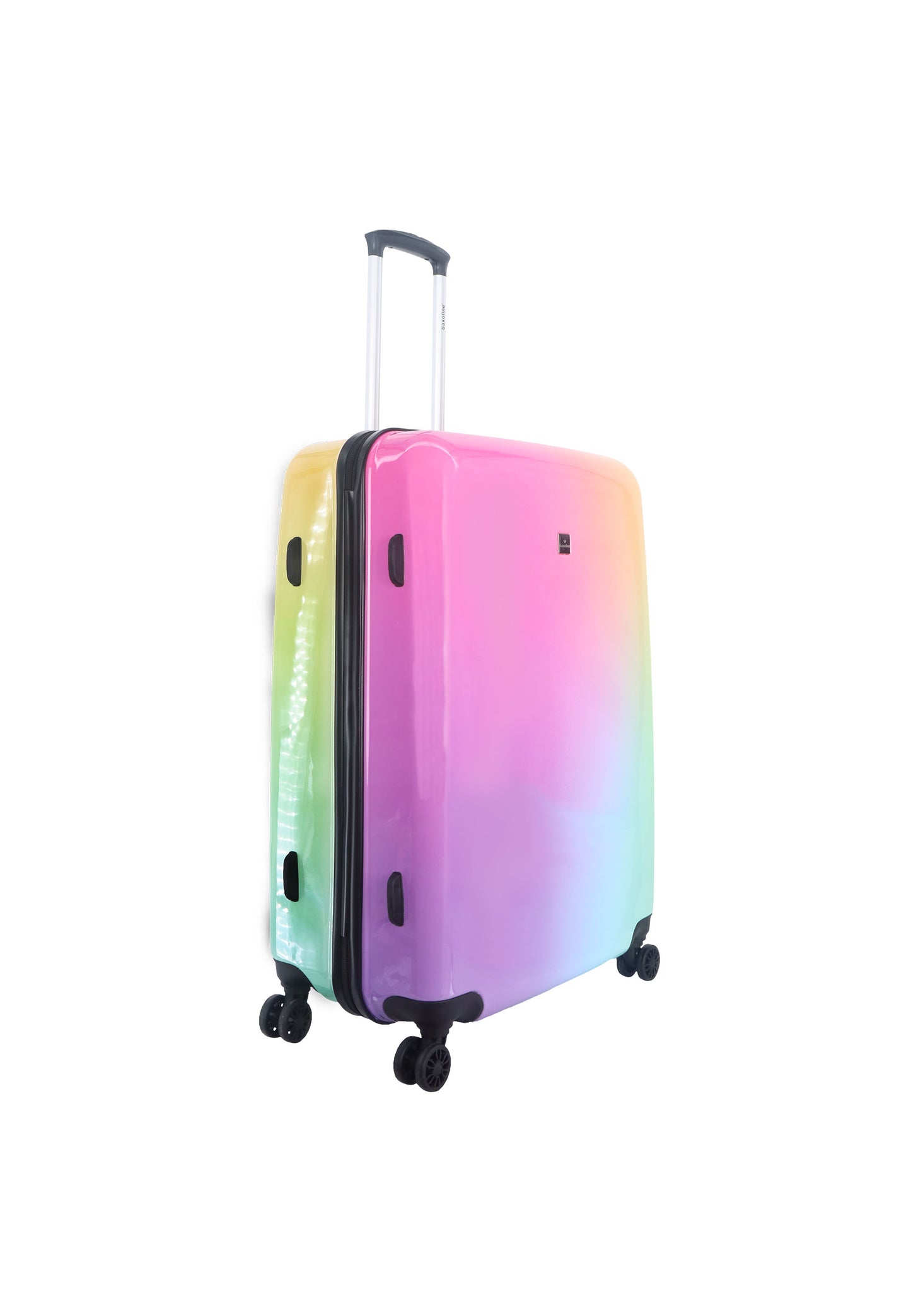 Saxoline Harde Kofferset 3-Delig / Reiskofferset / Trolleyset - Rainbow Print