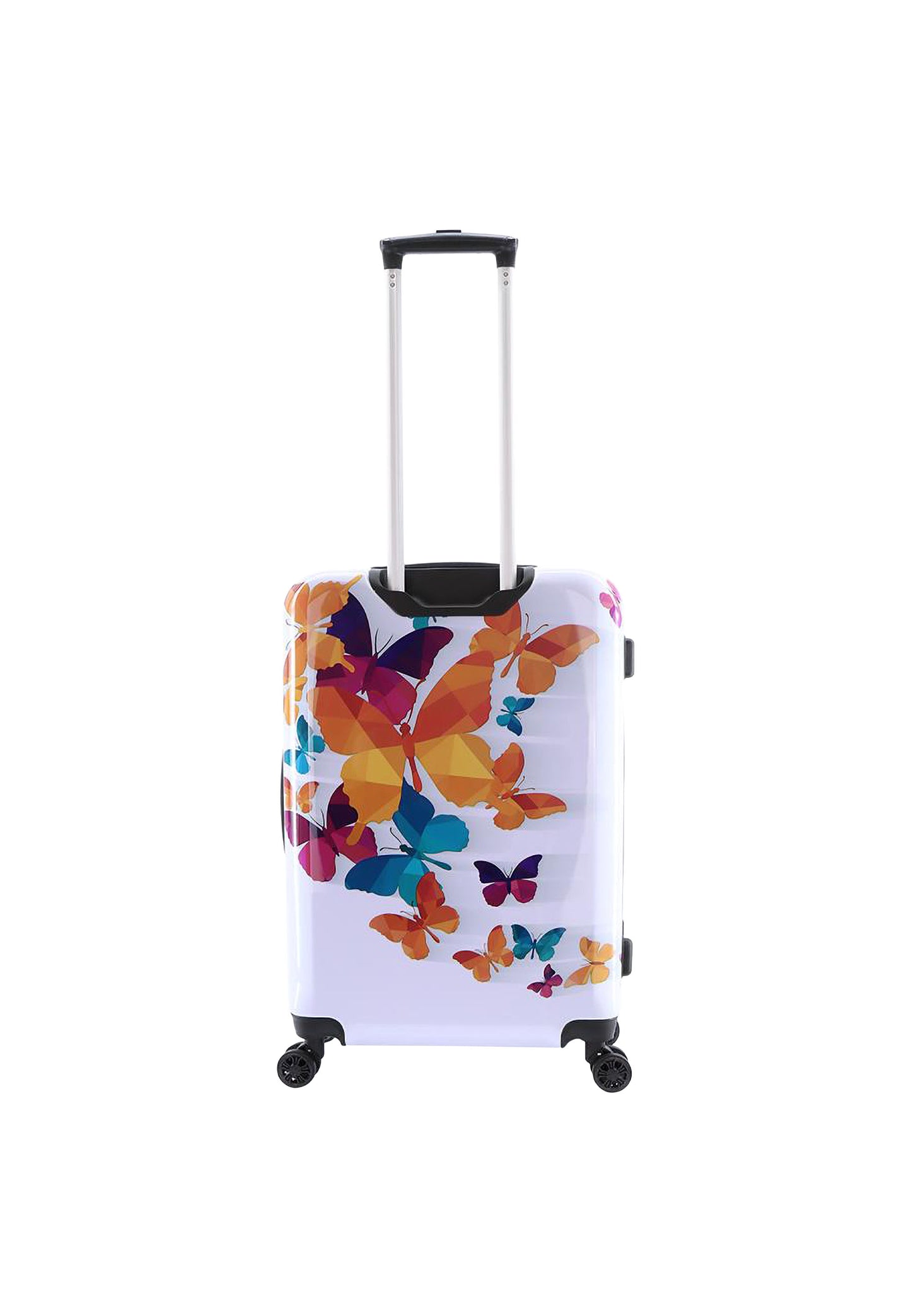 Saxoline Butterfly Fun Printed Harde Kofferset 3-Delig / Reiskofferset / Trolleyset - S/M/L