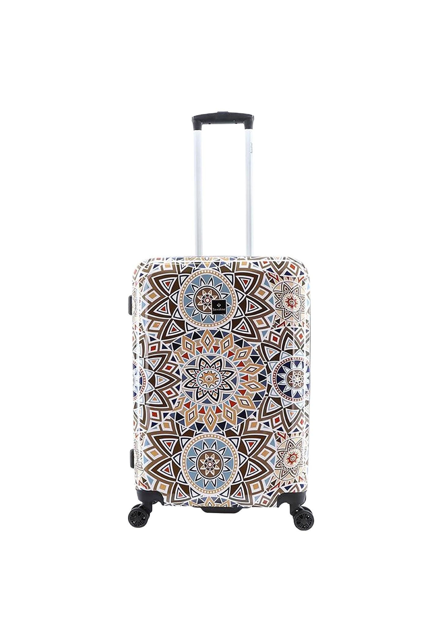 Saxoline Valise rigide 3 pièces / Valise de voyage / Trolley - Mosaic Culture Print