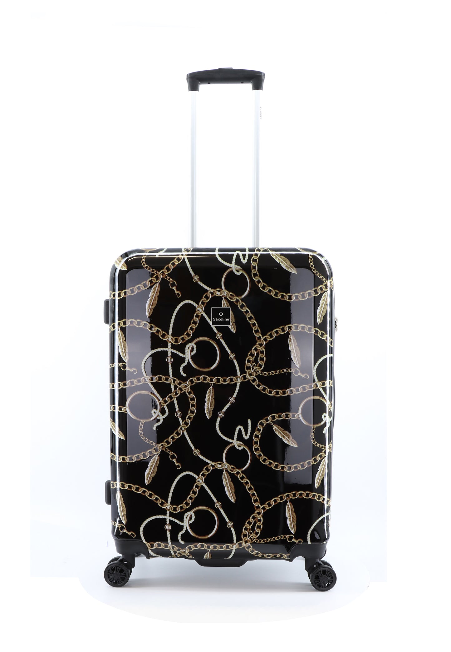 Saxoline Harde Kofferset 3-Delig / Reiskofferset / Trolleyset - S/M/L - Golden Age Print