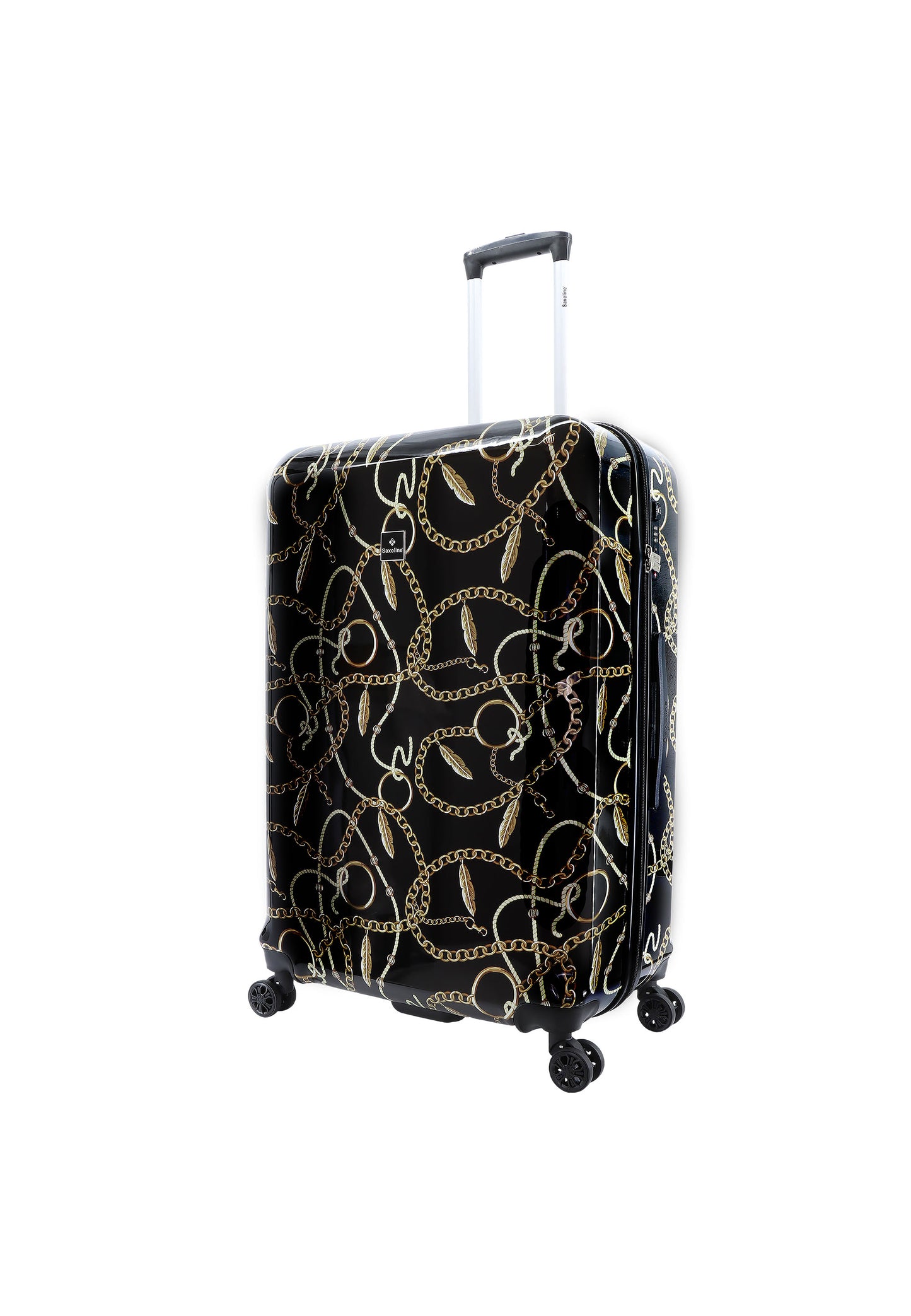 Saxoline Harde Koffer / Trolley / Reiskoffer - 76 cm (Large) - Golden Age Print