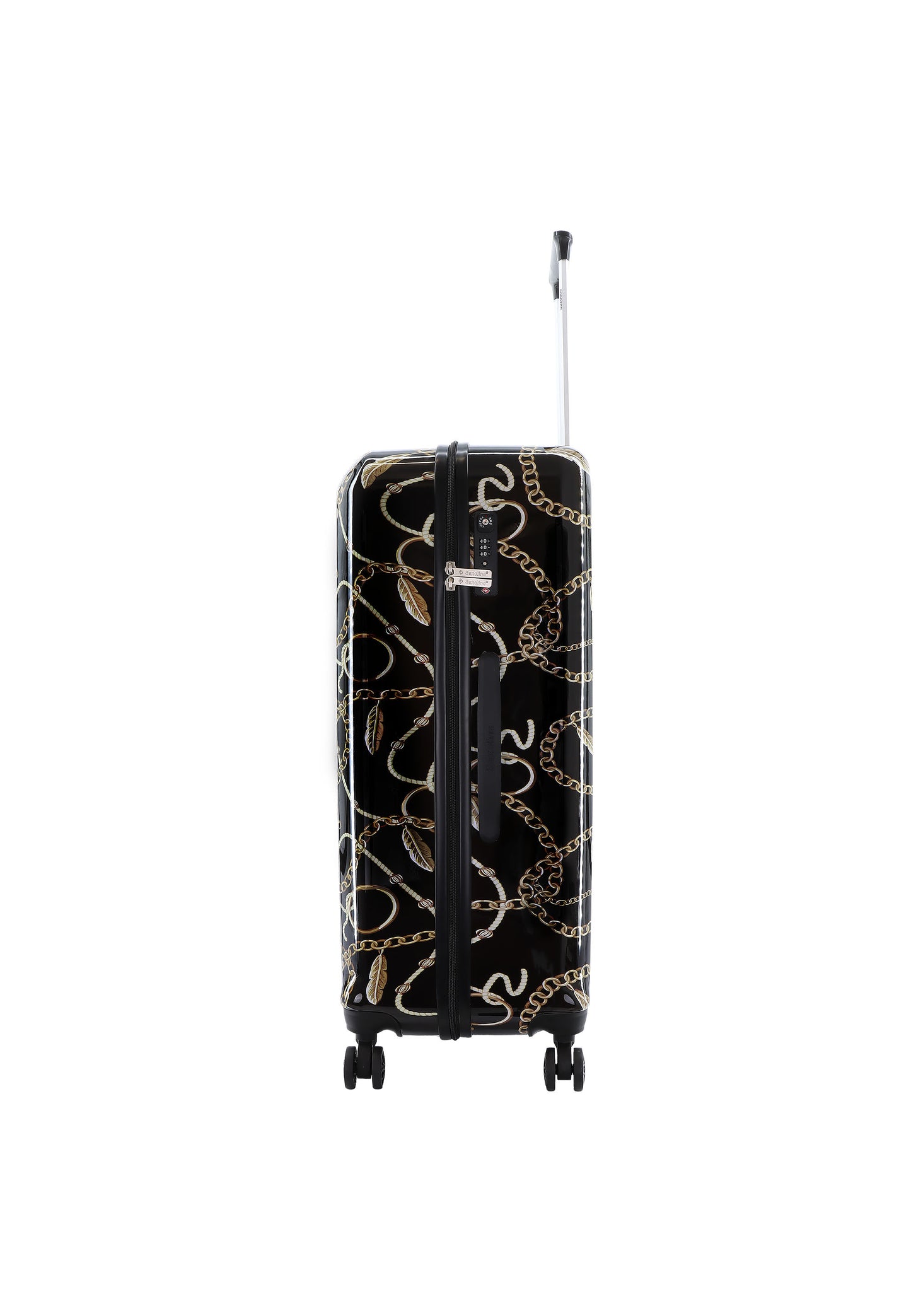 Saxoline Harde Koffer / Trolley / Reiskoffer - 76 cm (Large) - Golden Age Print