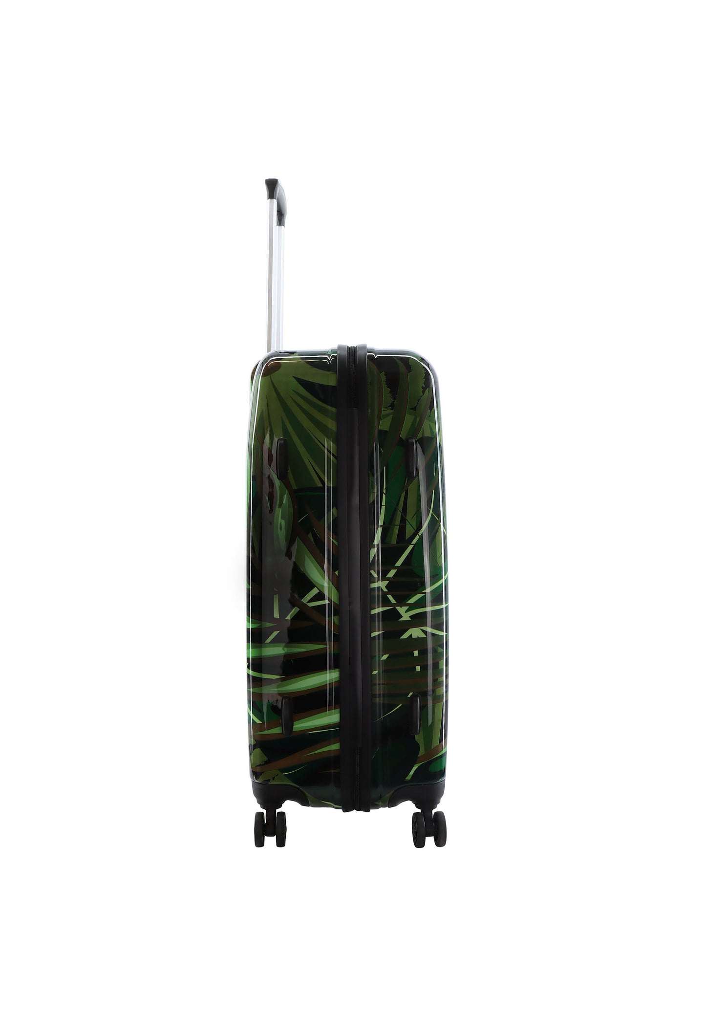Saxoline Harde Kofferset 3-Delig / Reiskofferset / Trolleyset - S/M/L - Palm Leaves Print