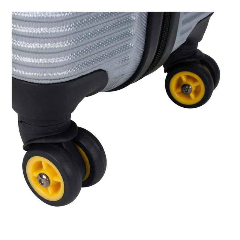 Ensemble de valise rigide National Geographic 3 pièces/ensemble de valise de voyage/ensemble de chariot - à l'étranger - argent