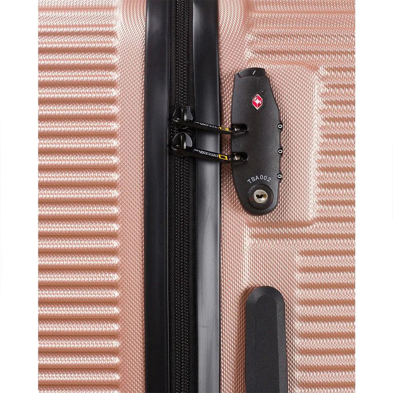 National Geographic Harde Koffer / Trolley / Reiskoffer - 67 cm (Medium) - Abroad - Rosé goud