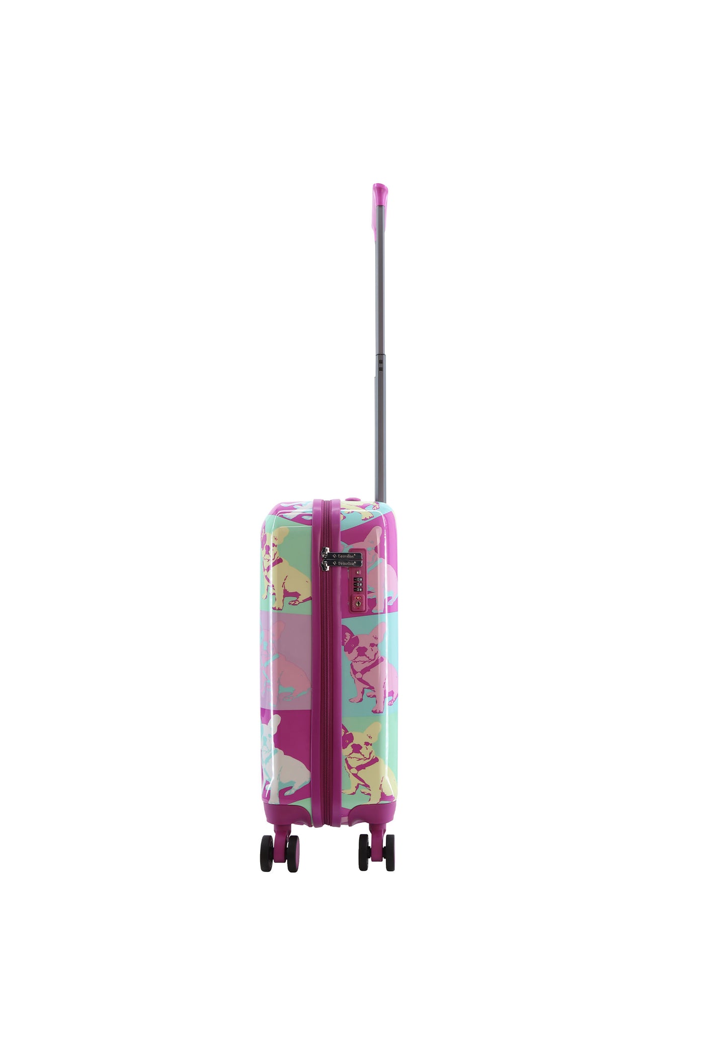 Saxoline Blue – Bulldog Emotion | Handbagage / Harde Koffer / Trolley – Small (55 cm)
