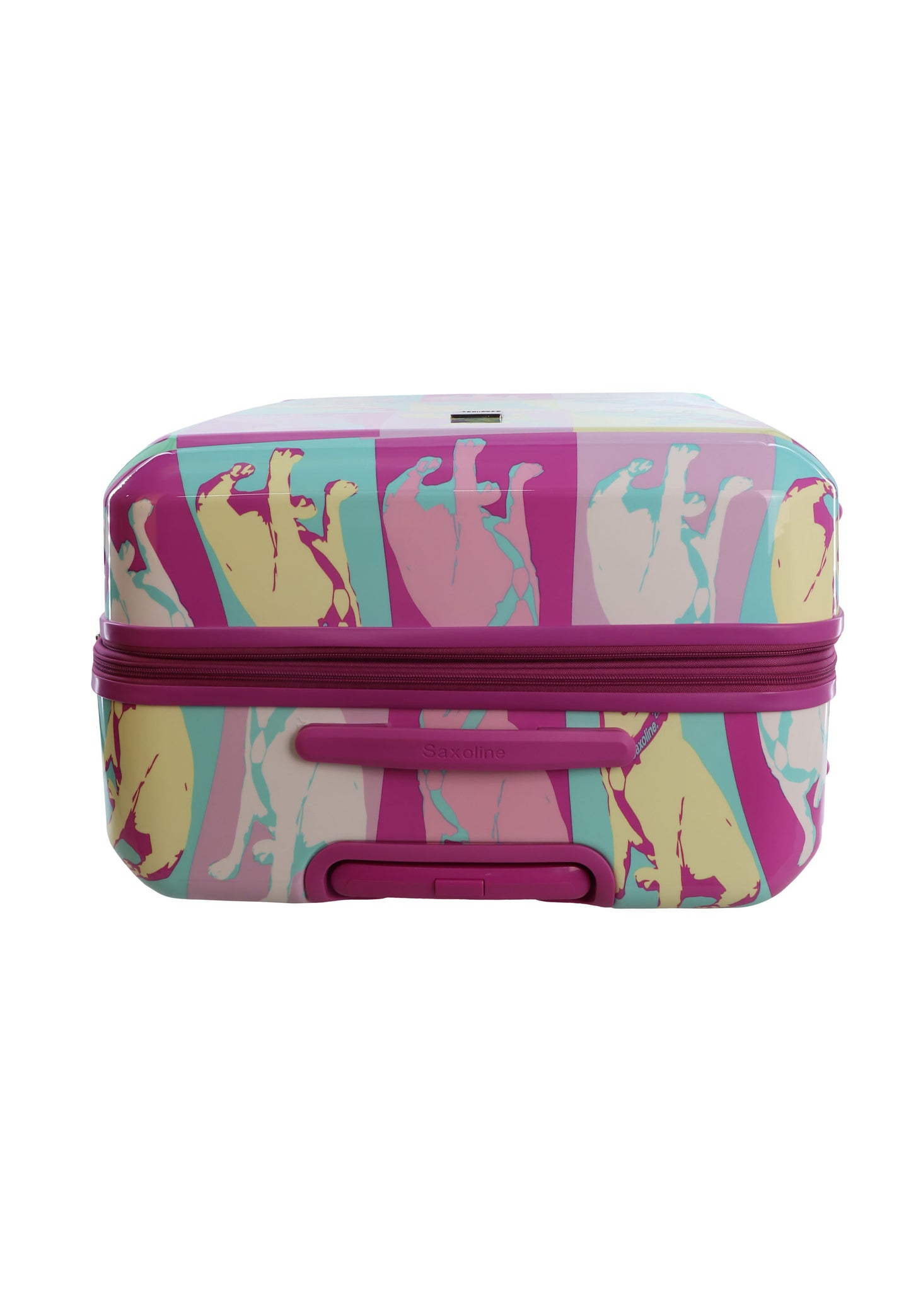 Saxoline Blue – Bulldog Emotion | Harde Koffer / Trolley / Reiskoffer – Medium (67 cm)