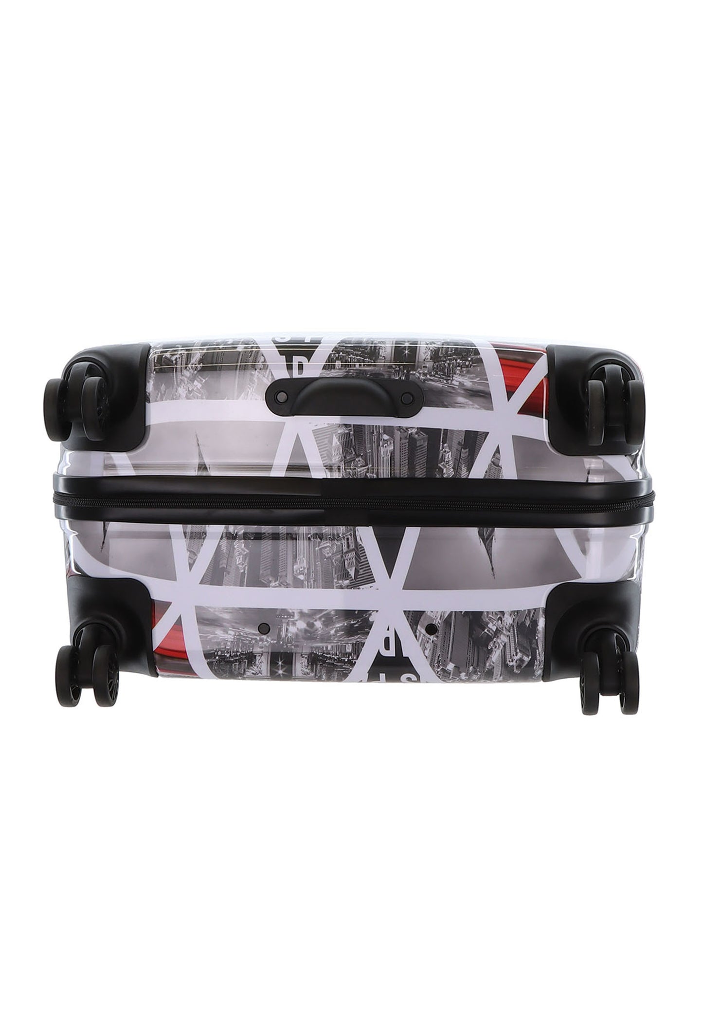 Saxoline Ensemble de valises rigides 3 pièces / Ensemble de valises de voyage / Ensemble de chariots - Impression de villes