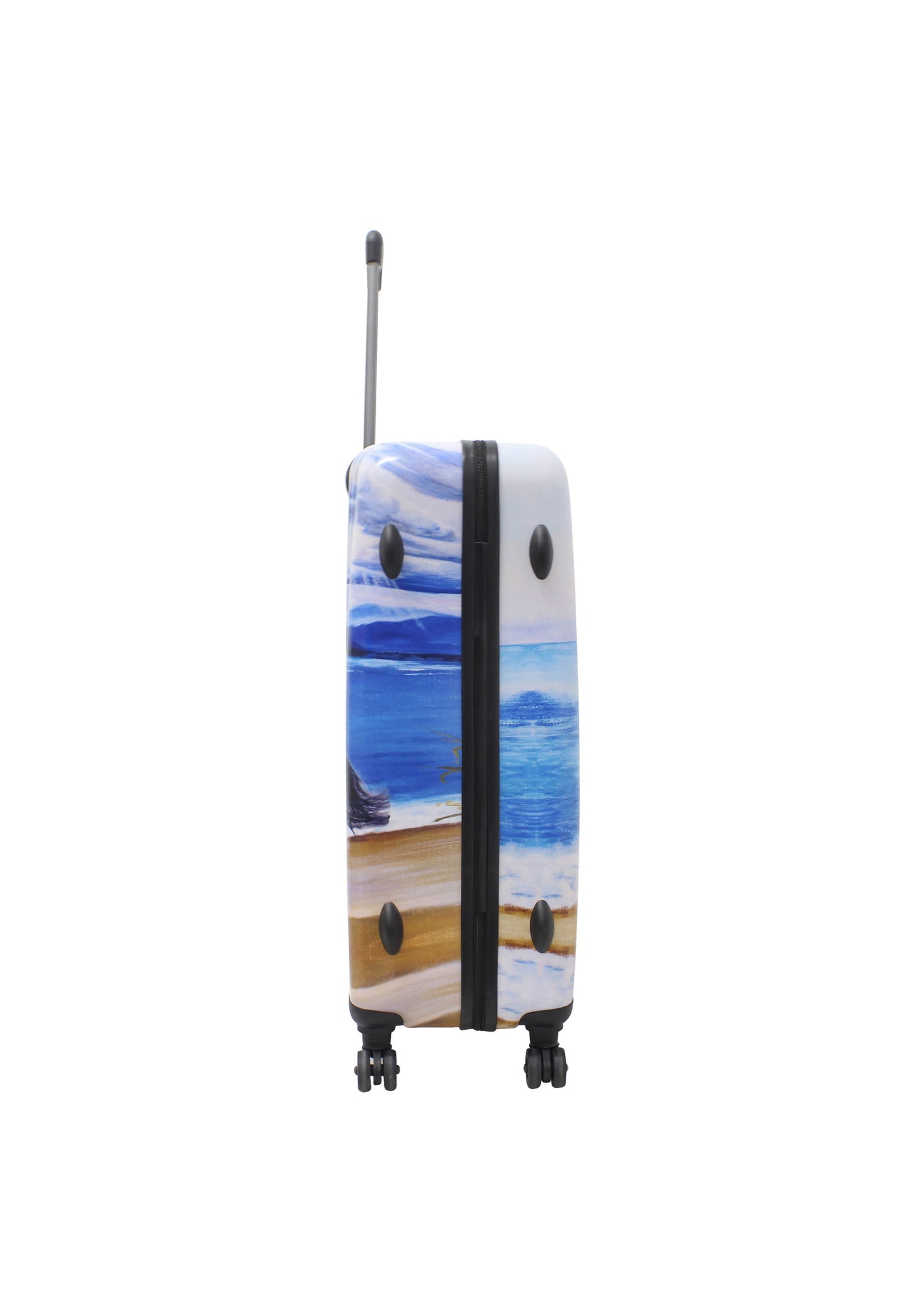 Saxoline Harde Koffer / Trolley / Reiskoffer - 77 cm (Large) - Black Horse Print