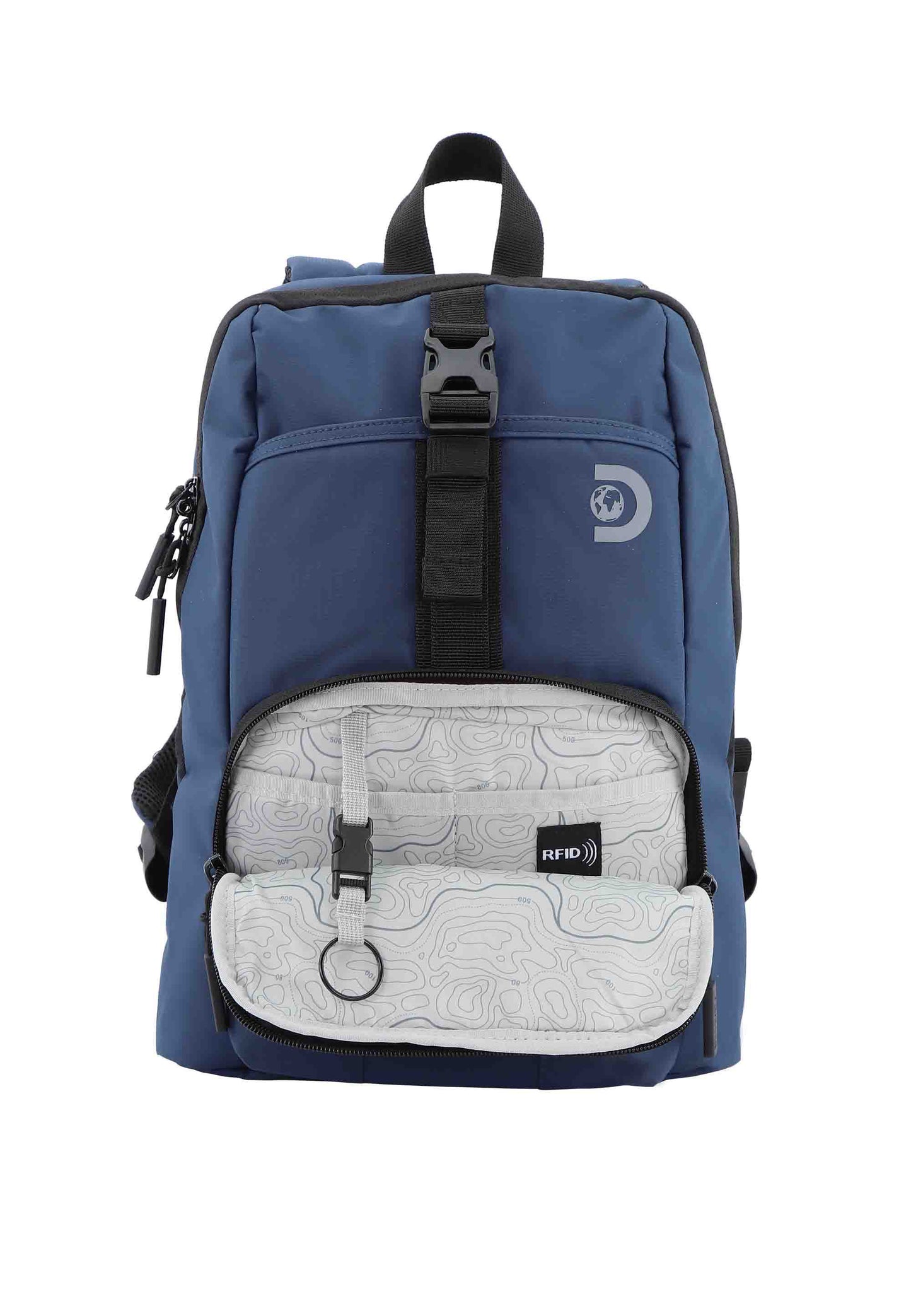 Discovery Laptop Rugzak / Rugtas / Schooltas - 13 Inch - Shield - Blauw