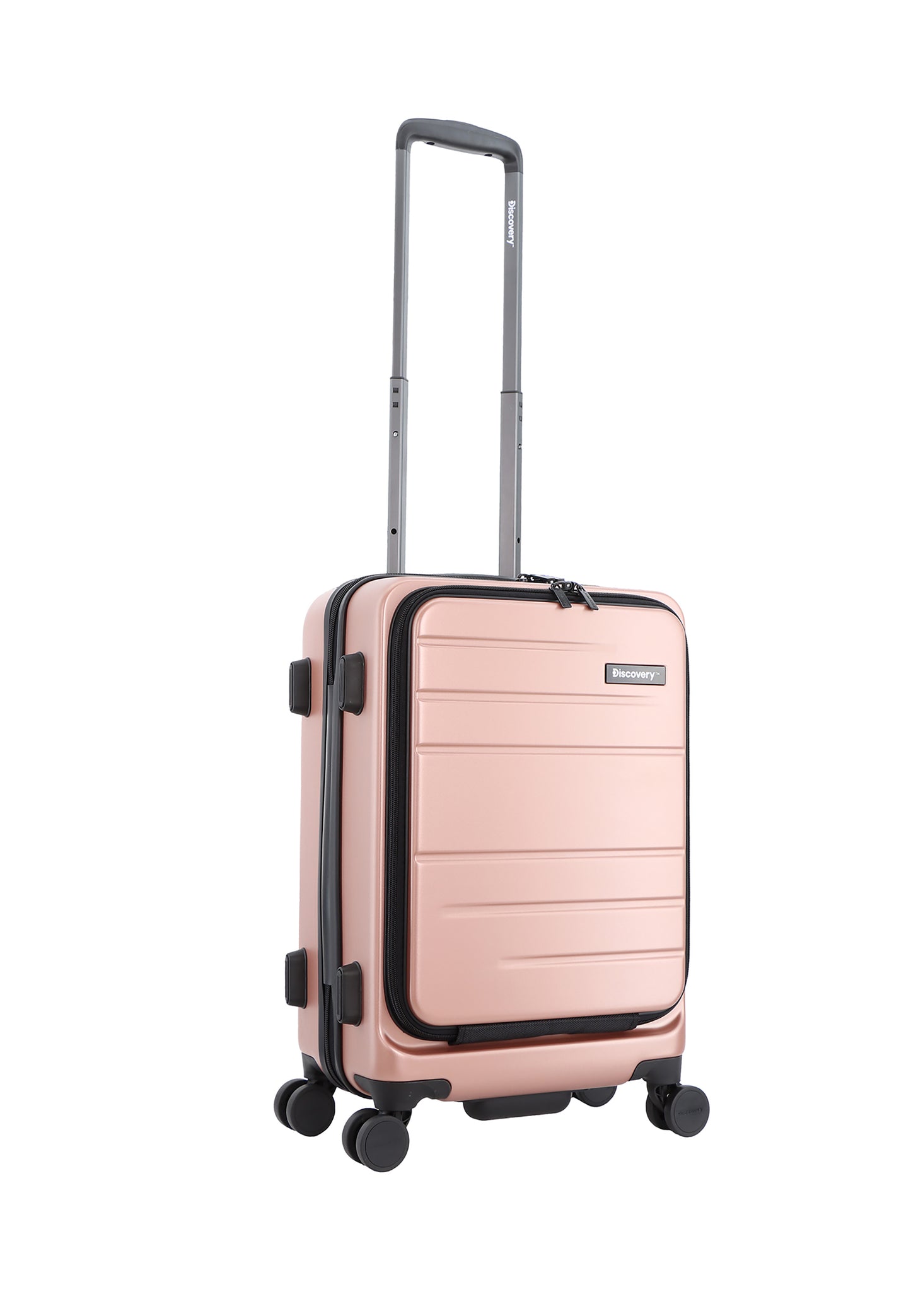 Discovery Handbagage Harde Koffer / Trolley / Reiskoffer - 56 cm (Small) - Patrol - Roze